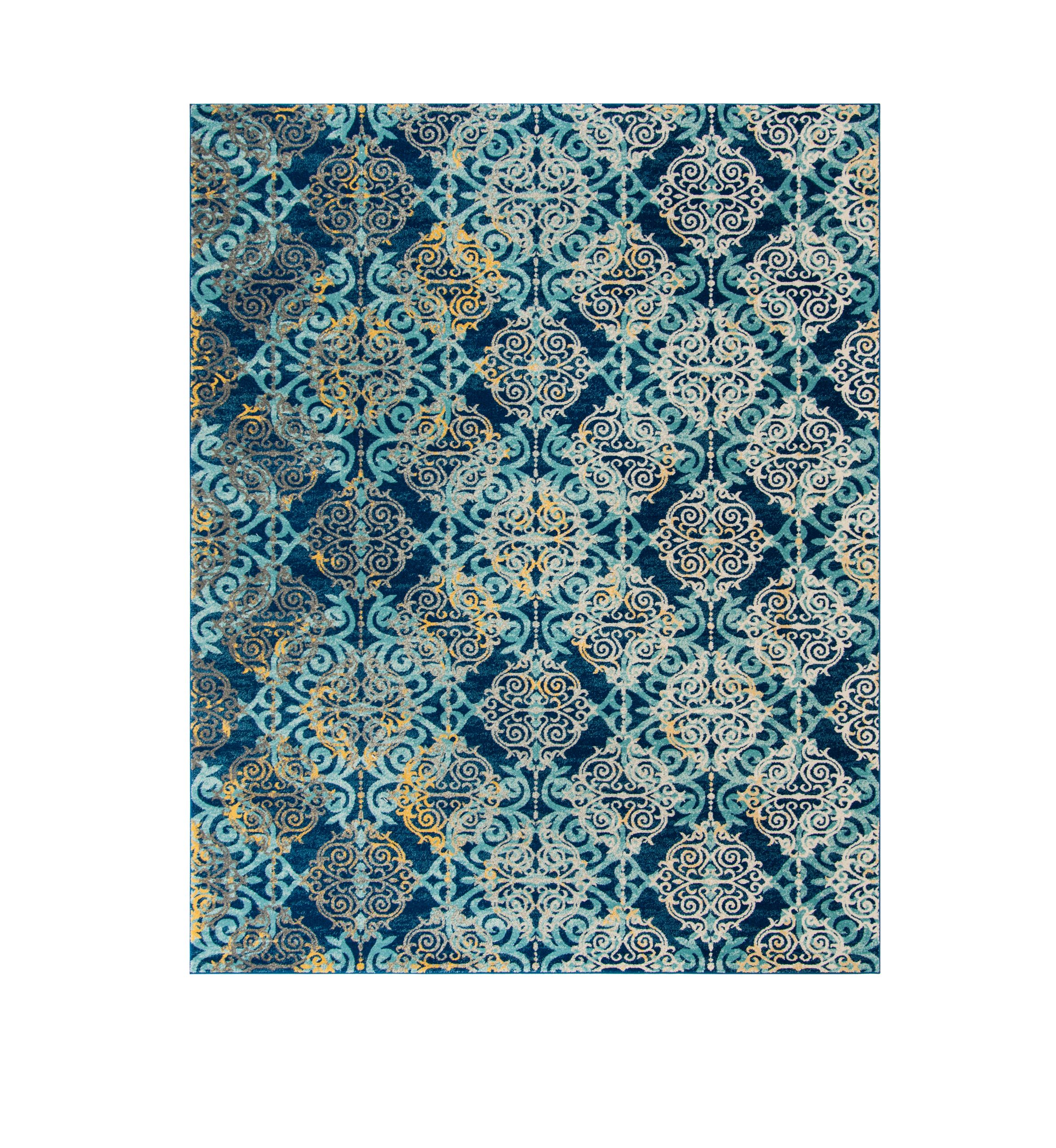 Evoke Vintage Medallion Damask Area Rug Collection