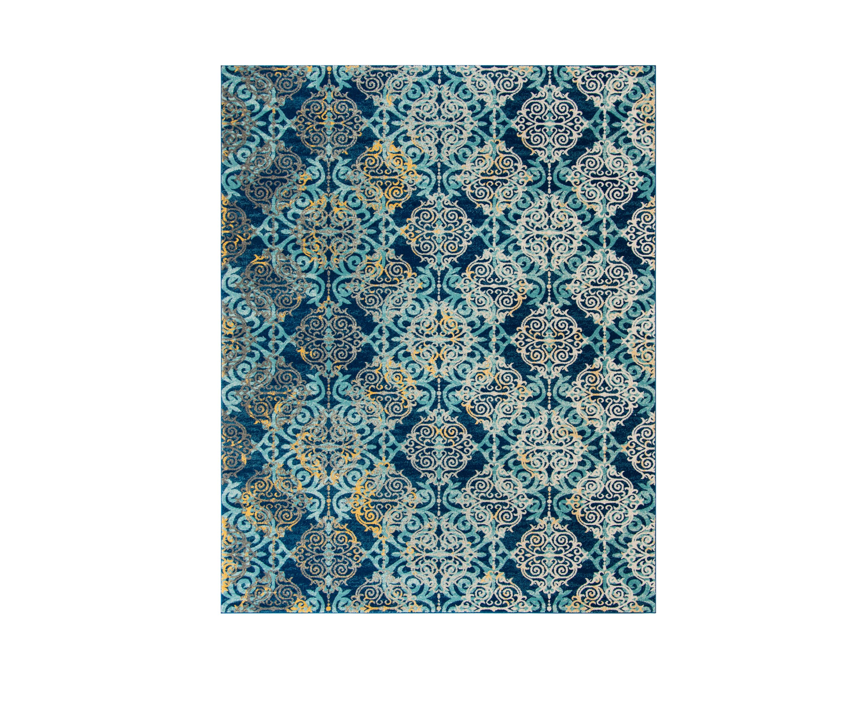 Evoke Vintage Medallion Damask Area Rug Collection
