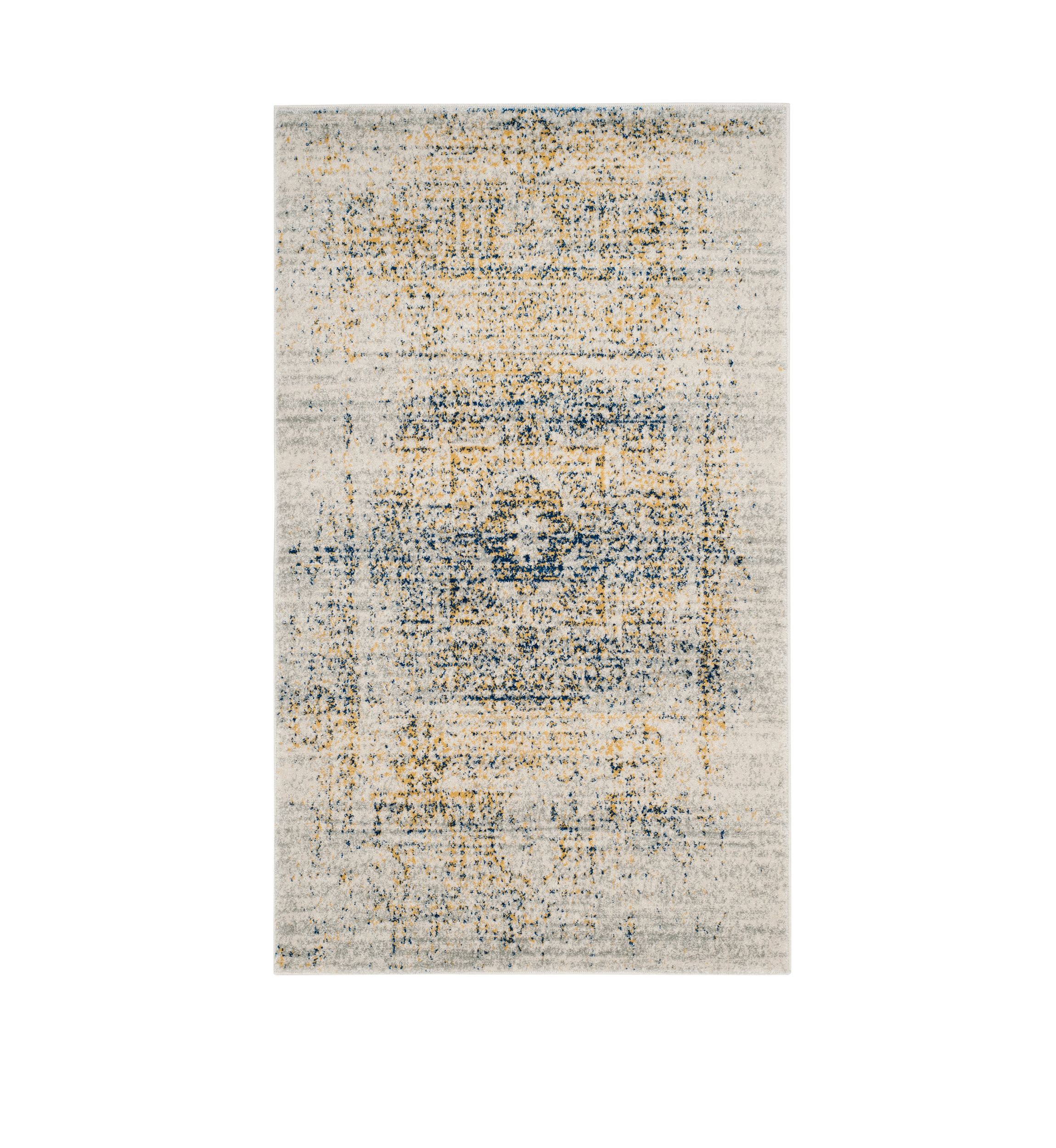 Evoke Vintage Ivory/Blue Area Rug Collection