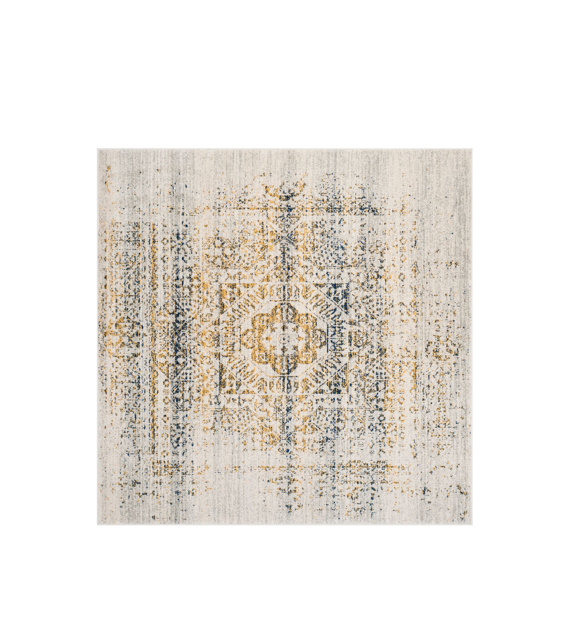 Evoke Vintage Ivory/Blue Area Rug Collection