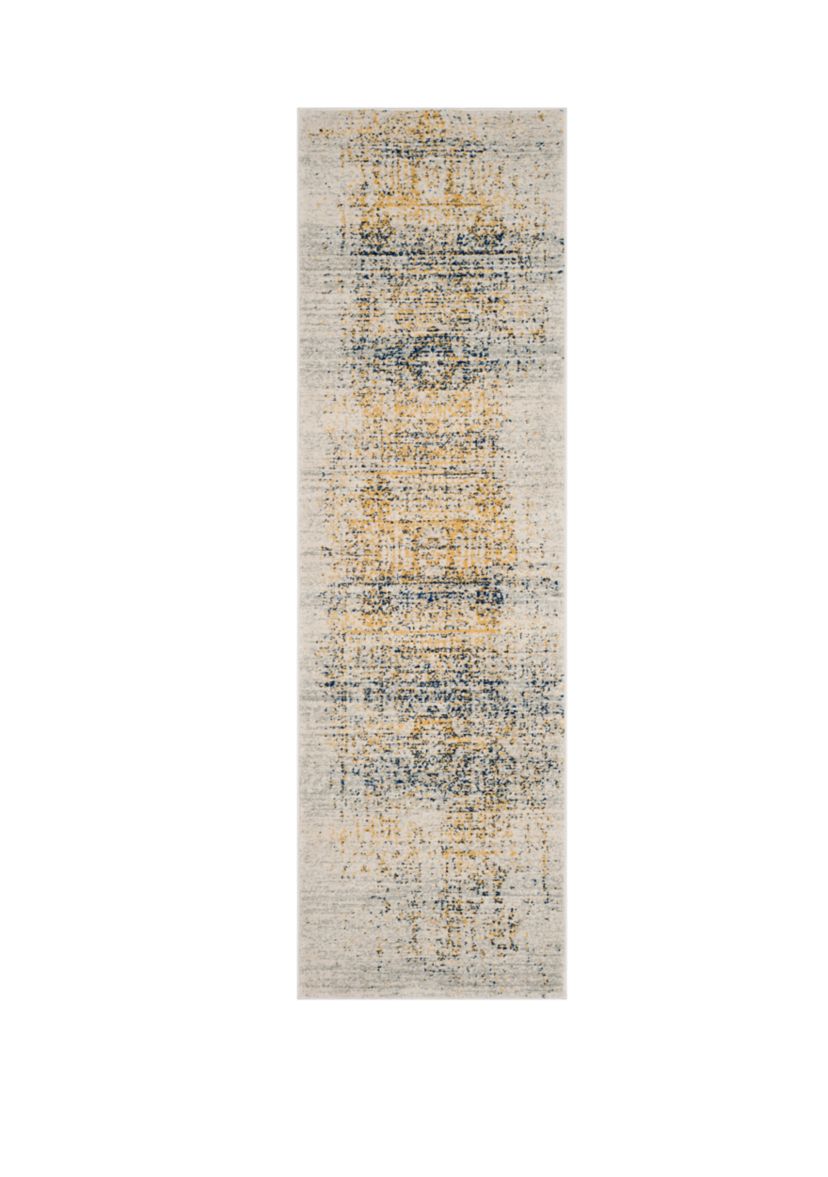 Evoke Vintage Ivory/Blue Area Rug Collection