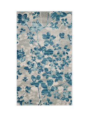 Safavieh Evoke Vintage Floral Area Rug Collection, Blue, 26 x 240