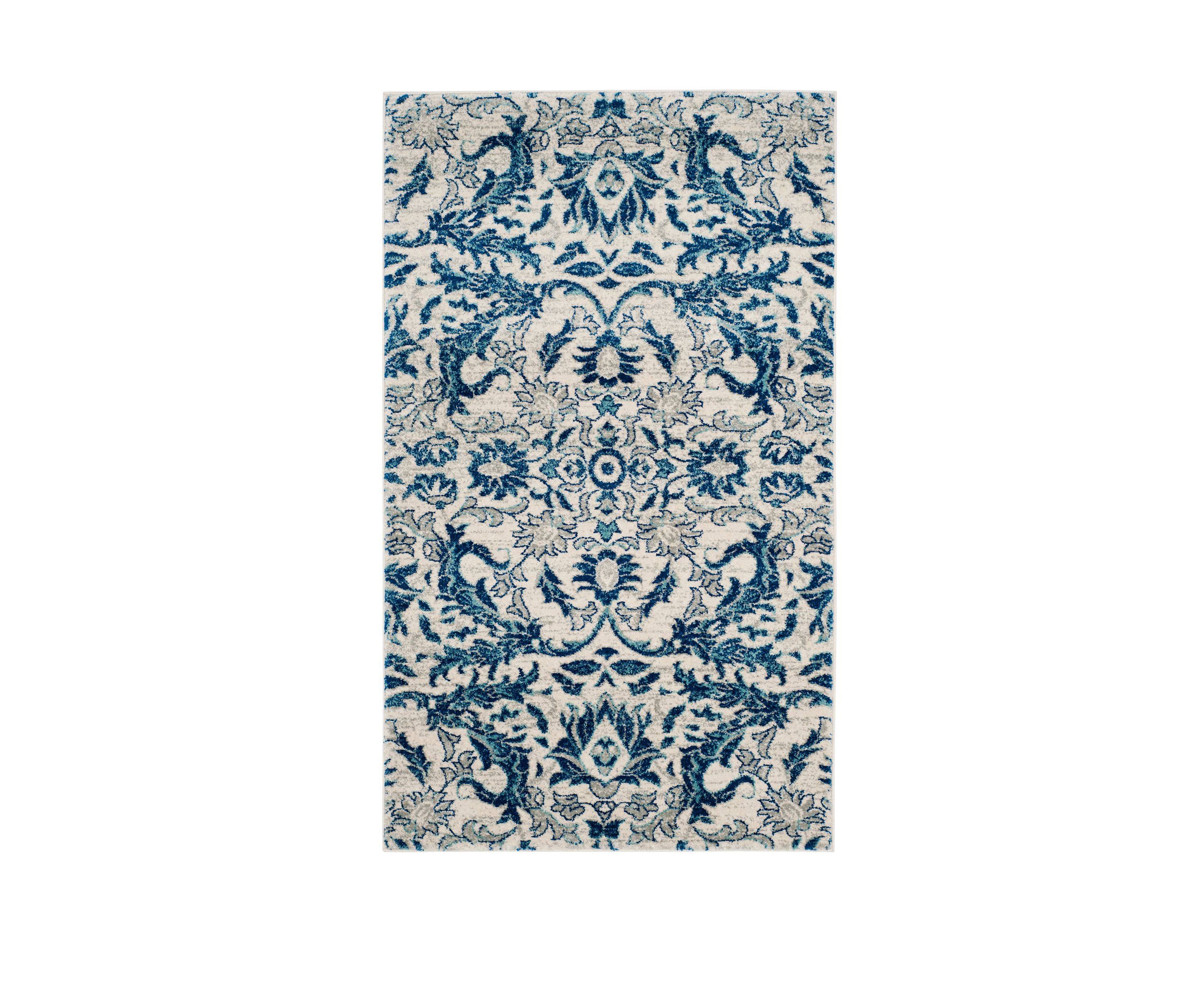 Evoke Contemporary Ivory Area Rug Collection