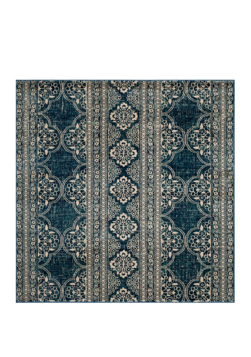 Evoke Royal/Ivory Area Rug Collection