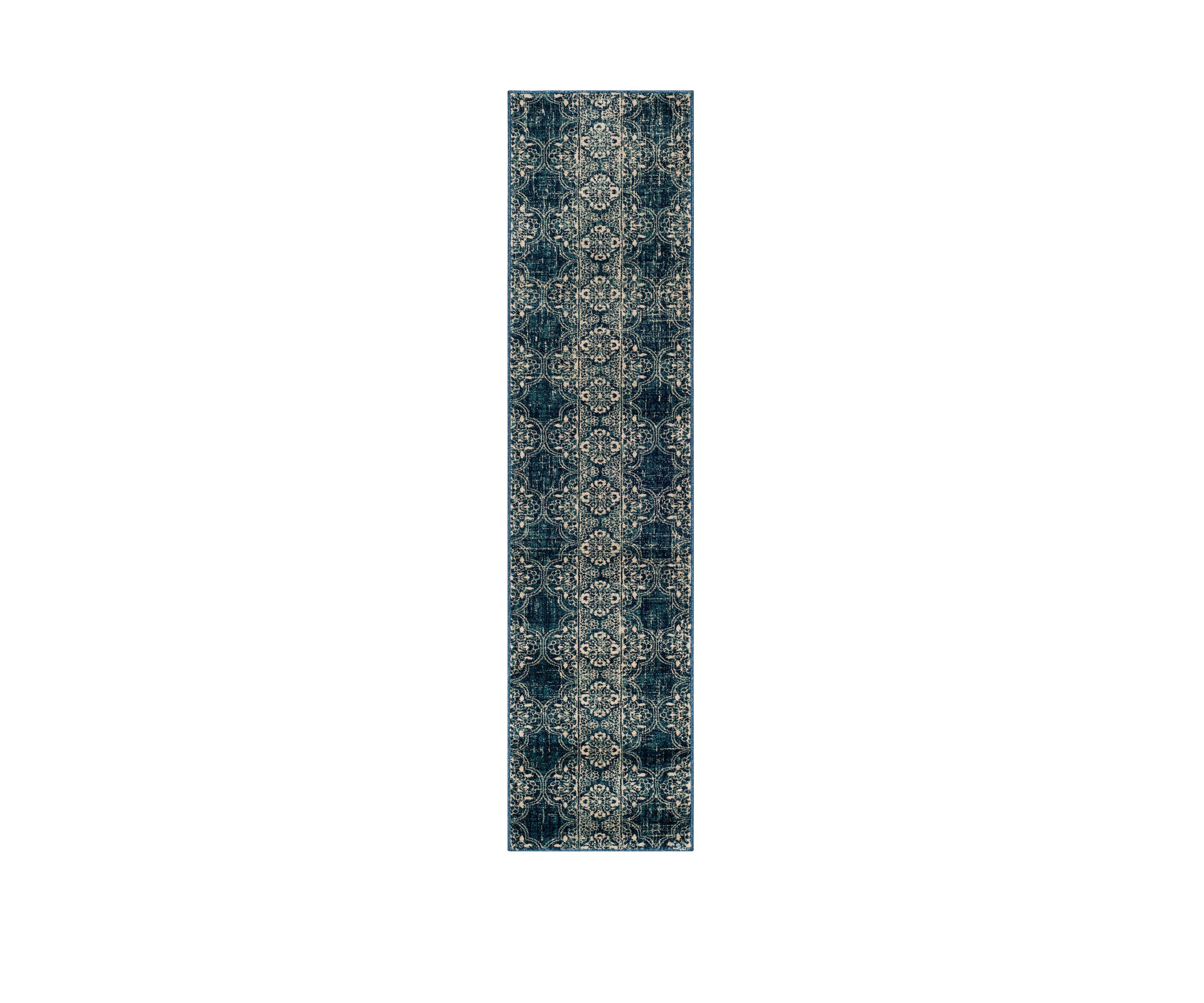 Evoke Royal/Ivory Area Rug Collection