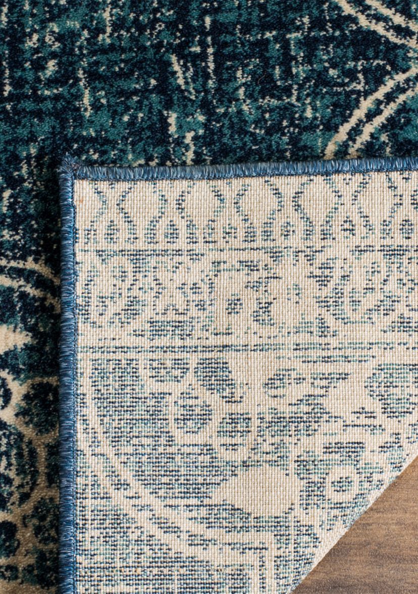 Evoke Royal/Ivory Area Rug Collection