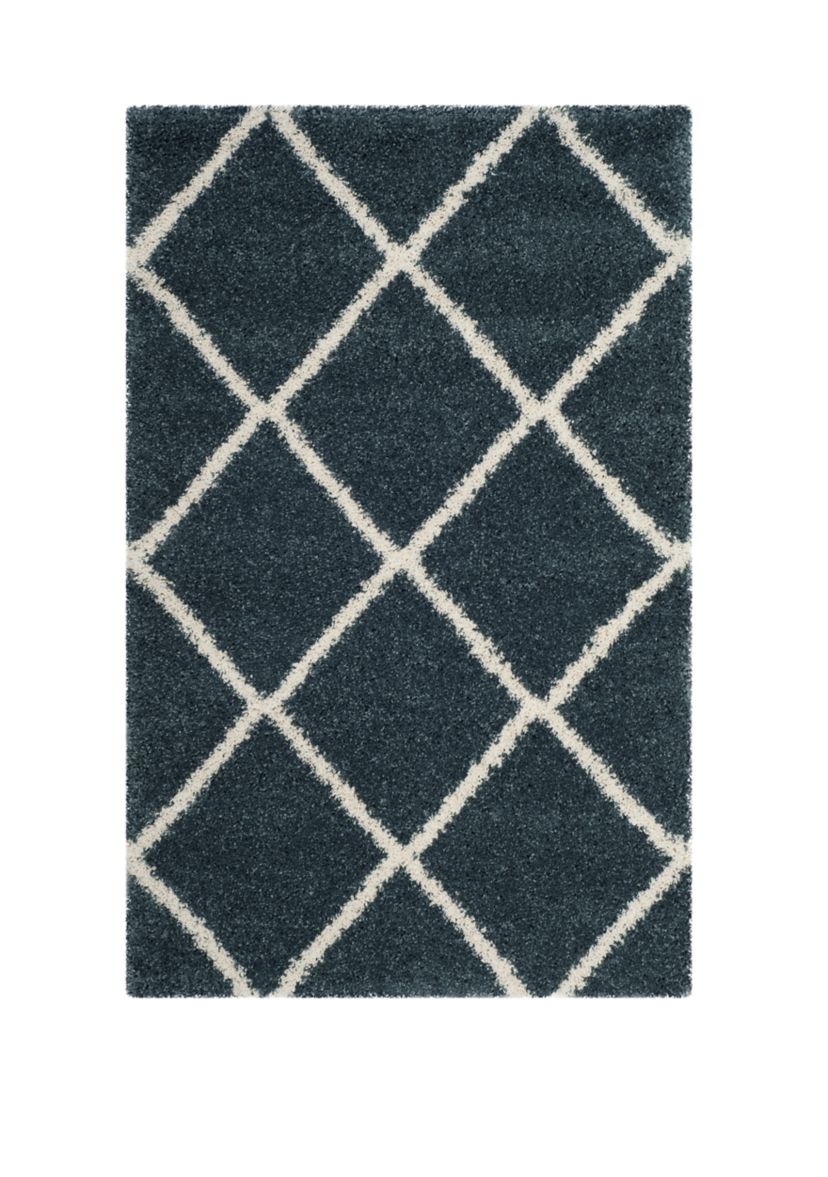 Hudson Shag Grande Square Lattice Area Rug Collection