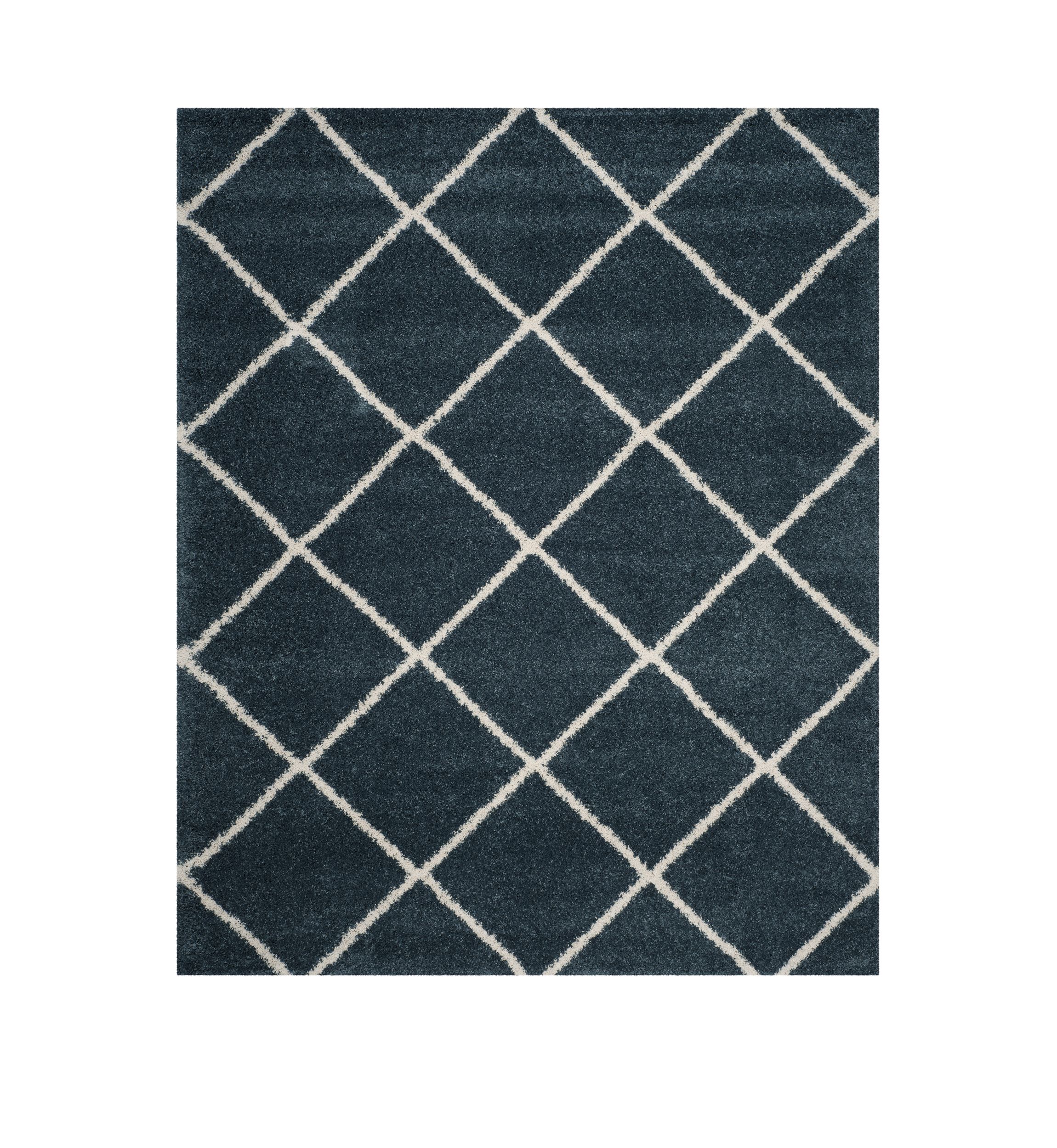 Hudson Shag Grande Square Lattice Area Rug Collection