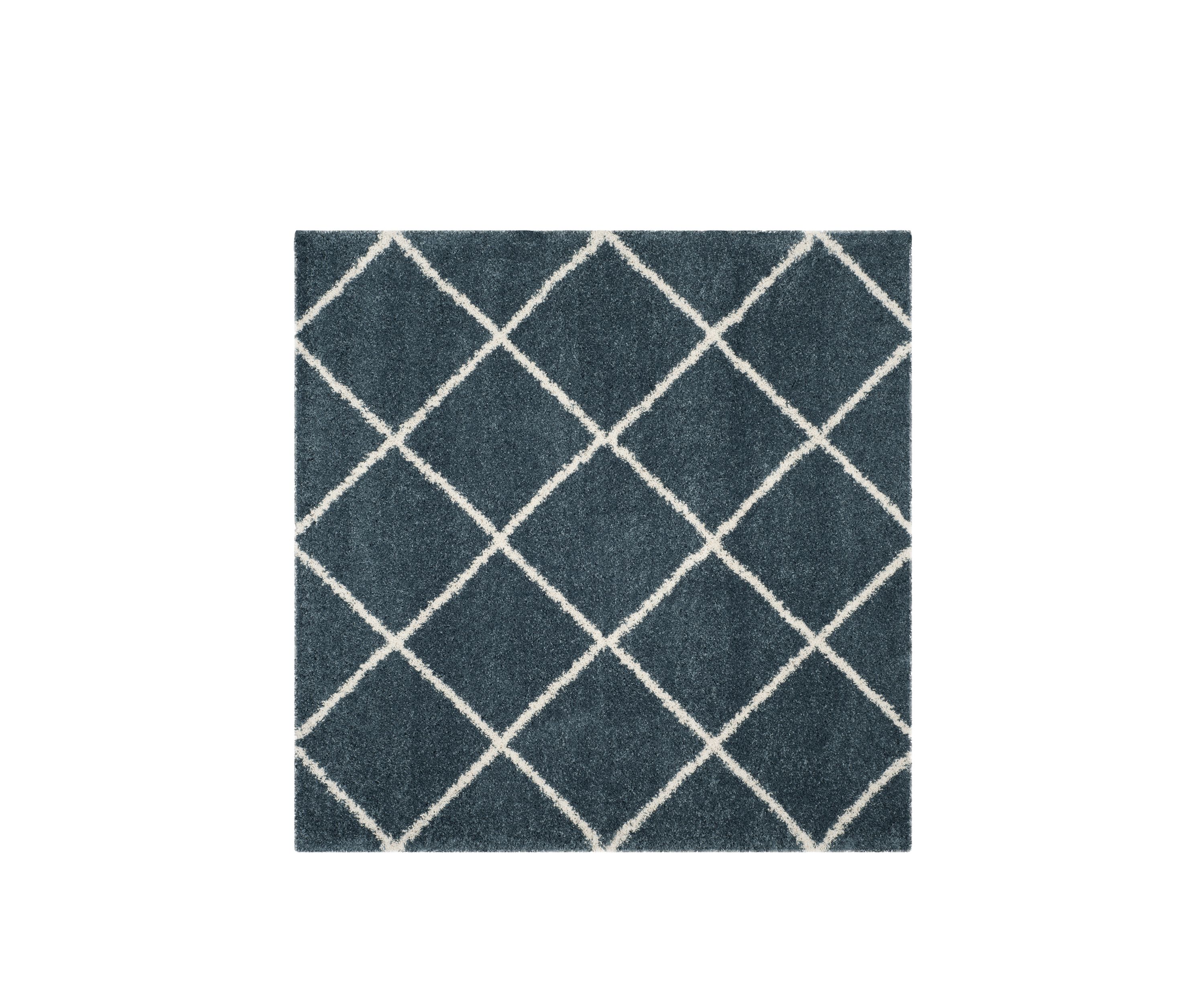 Hudson Shag Grande Square Lattice Area Rug Collection