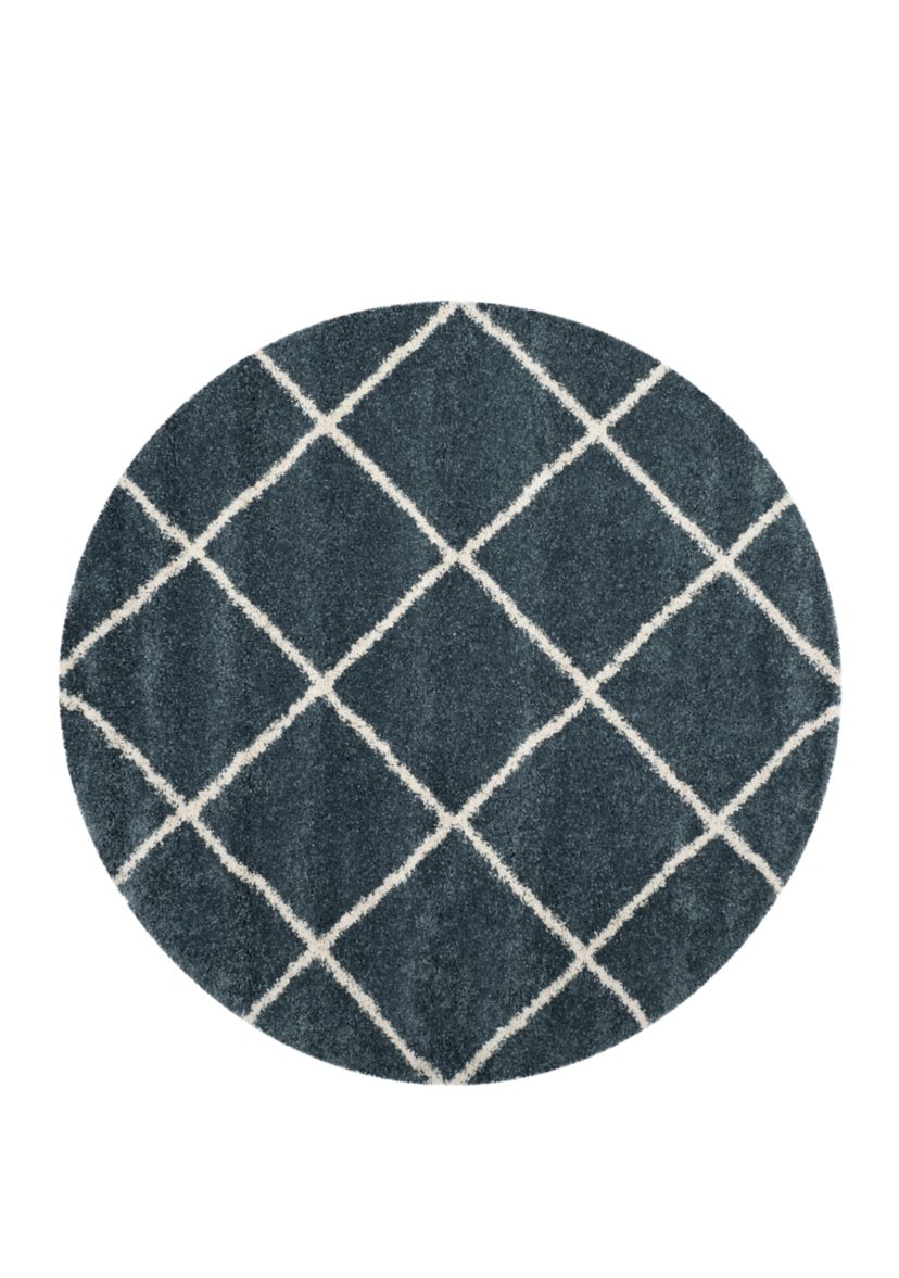 Hudson Shag Grande Square Lattice Area Rug Collection