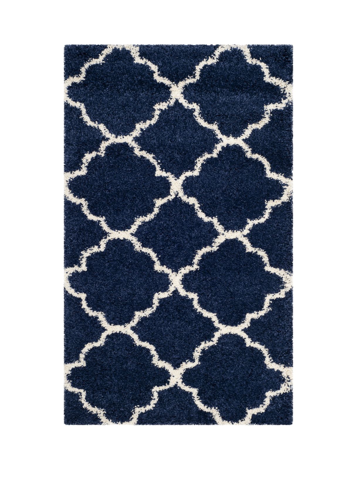 Hudson Shag Moroccan Geometric Quatrefoil Area Rug Collection