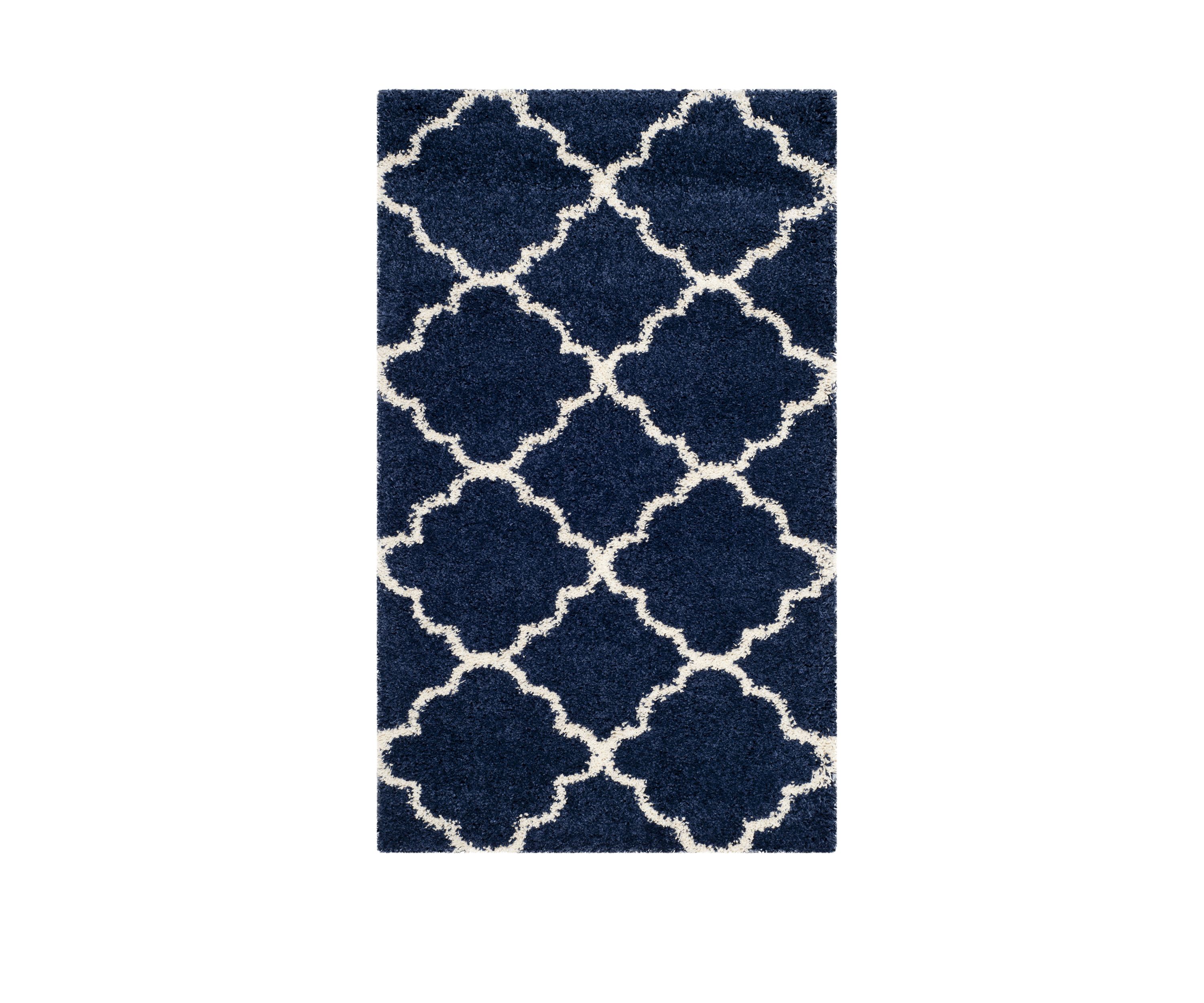 Hudson Shag Moroccan Geometric Quatrefoil Area Rug Collection