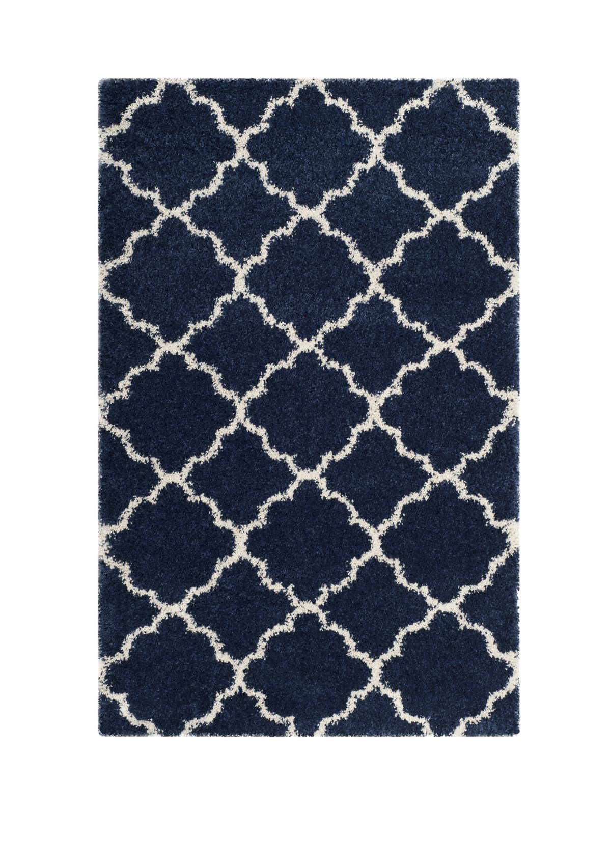 Hudson Shag Moroccan Geometric Quatrefoil Area Rug Collection