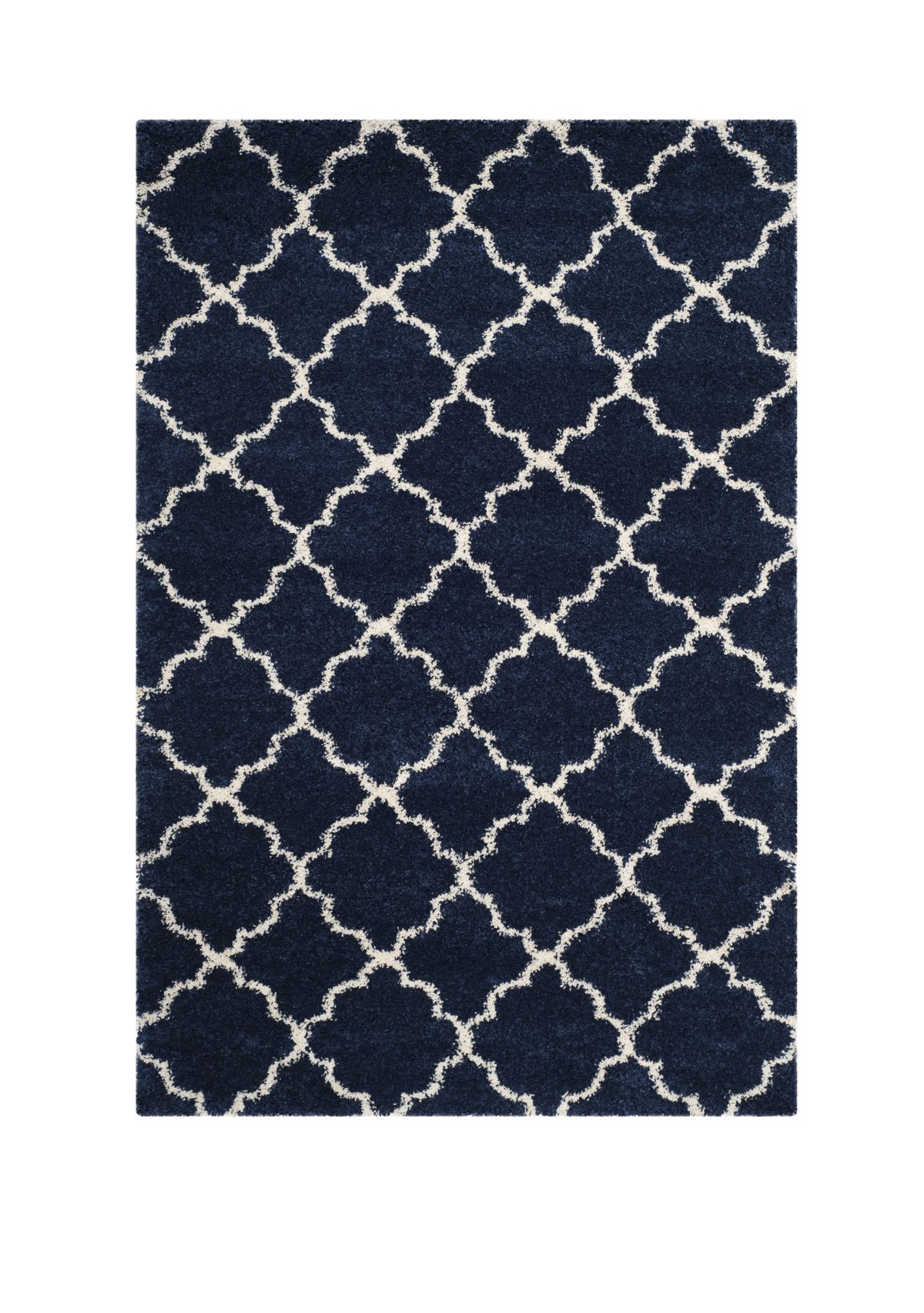 Hudson Shag Moroccan Geometric Quatrefoil Area Rug Collection