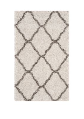 Hudson Shag  Moroccan Quatrefoil  Area Rug  Collection