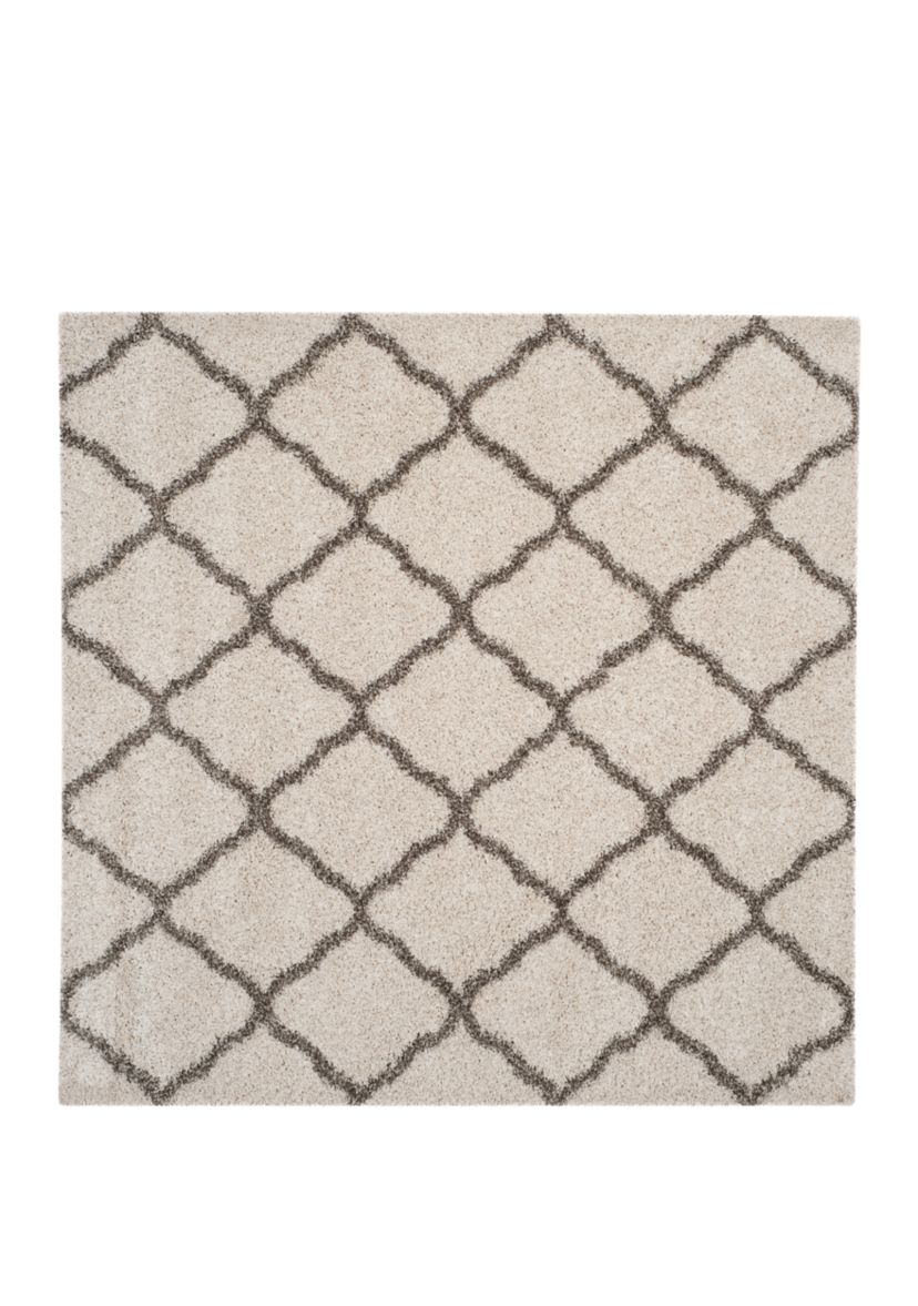 Hudson Shag  Moroccan Quatrefoil  Area Rug  Collection
