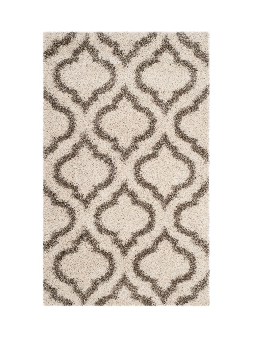 Hudson Shag  Moroccan Quatrefoil  Area Rug  Collection