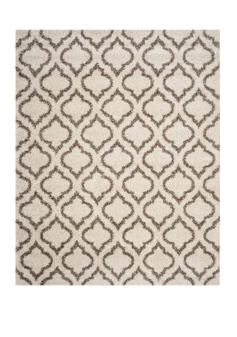 Hudson Shag  Moroccan Quatrefoil  Area Rug  Collection