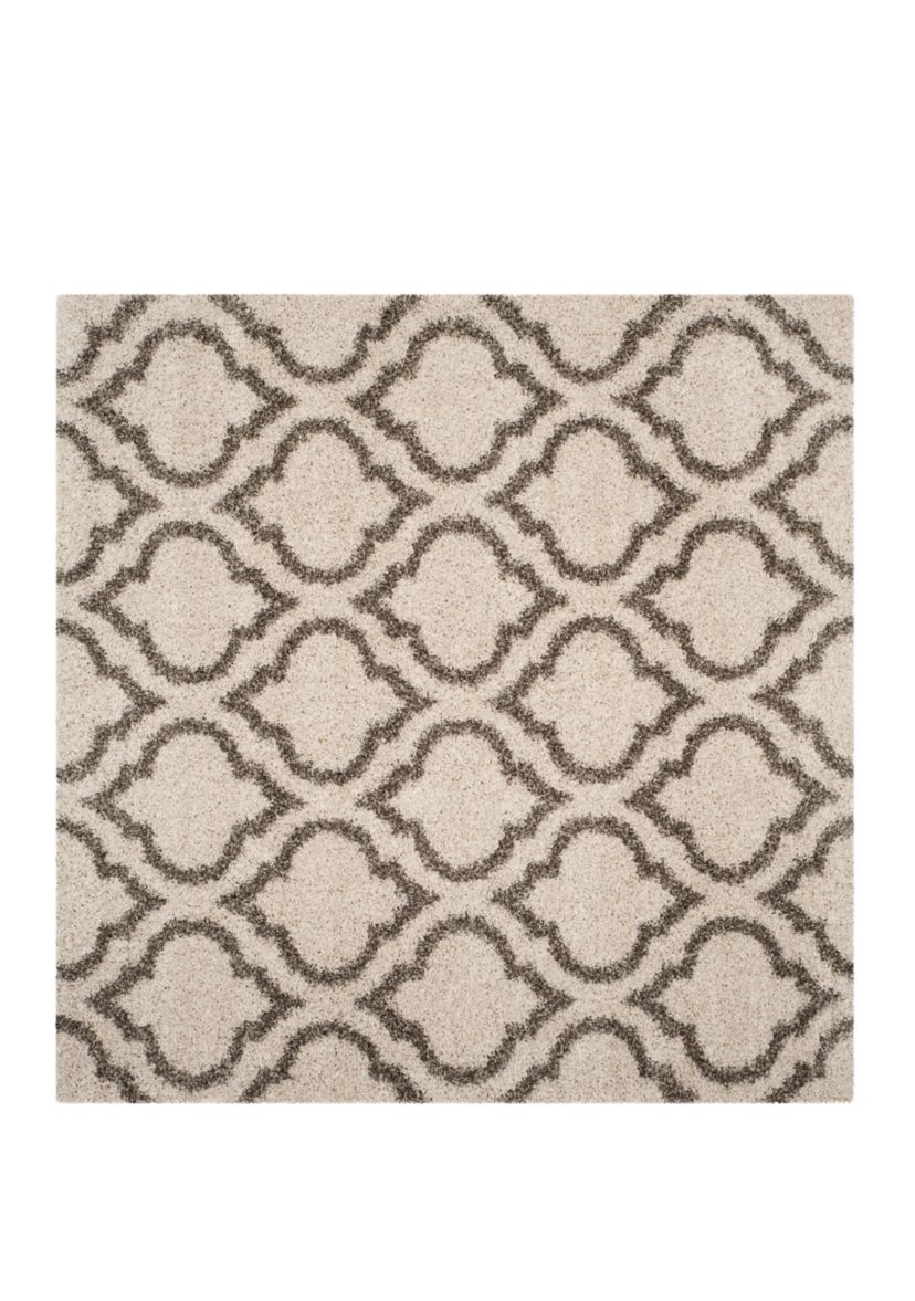Hudson Shag  Moroccan Quatrefoil  Area Rug  Collection