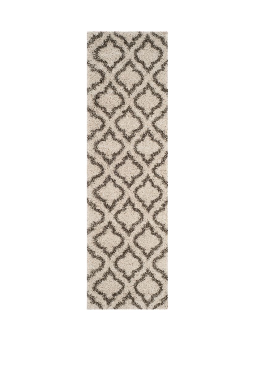 Hudson Shag  Moroccan Quatrefoil  Area Rug  Collection