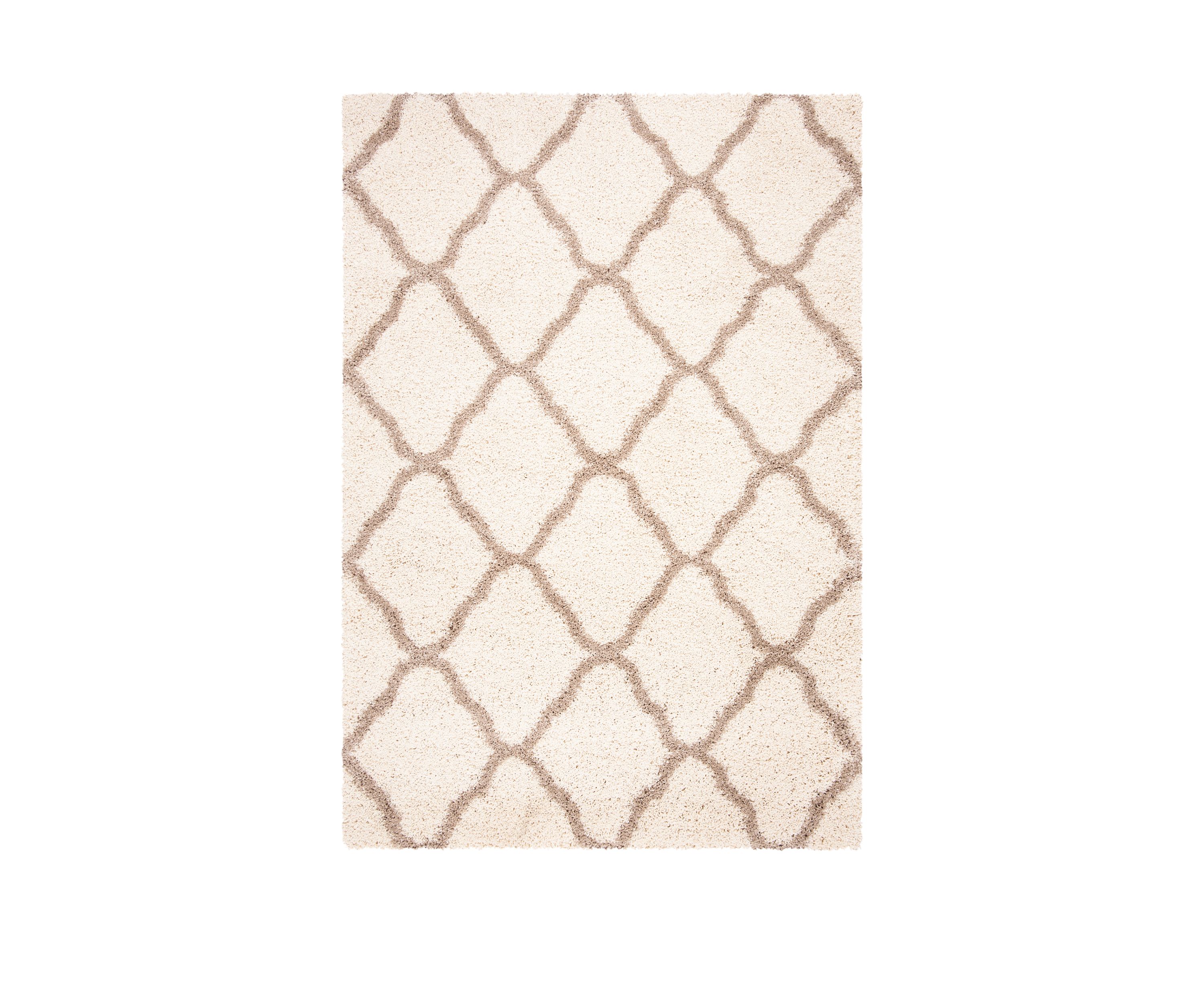 Hudson Shag Large Diamond Lattice Area Rug Collection