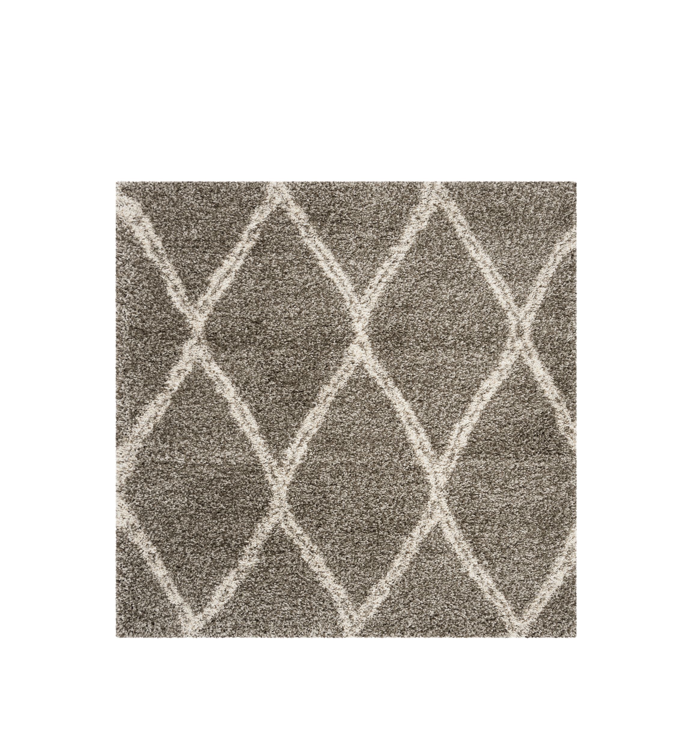 Hudson Shag Double Lined Large Diamond Lattice Area Rug Collection
