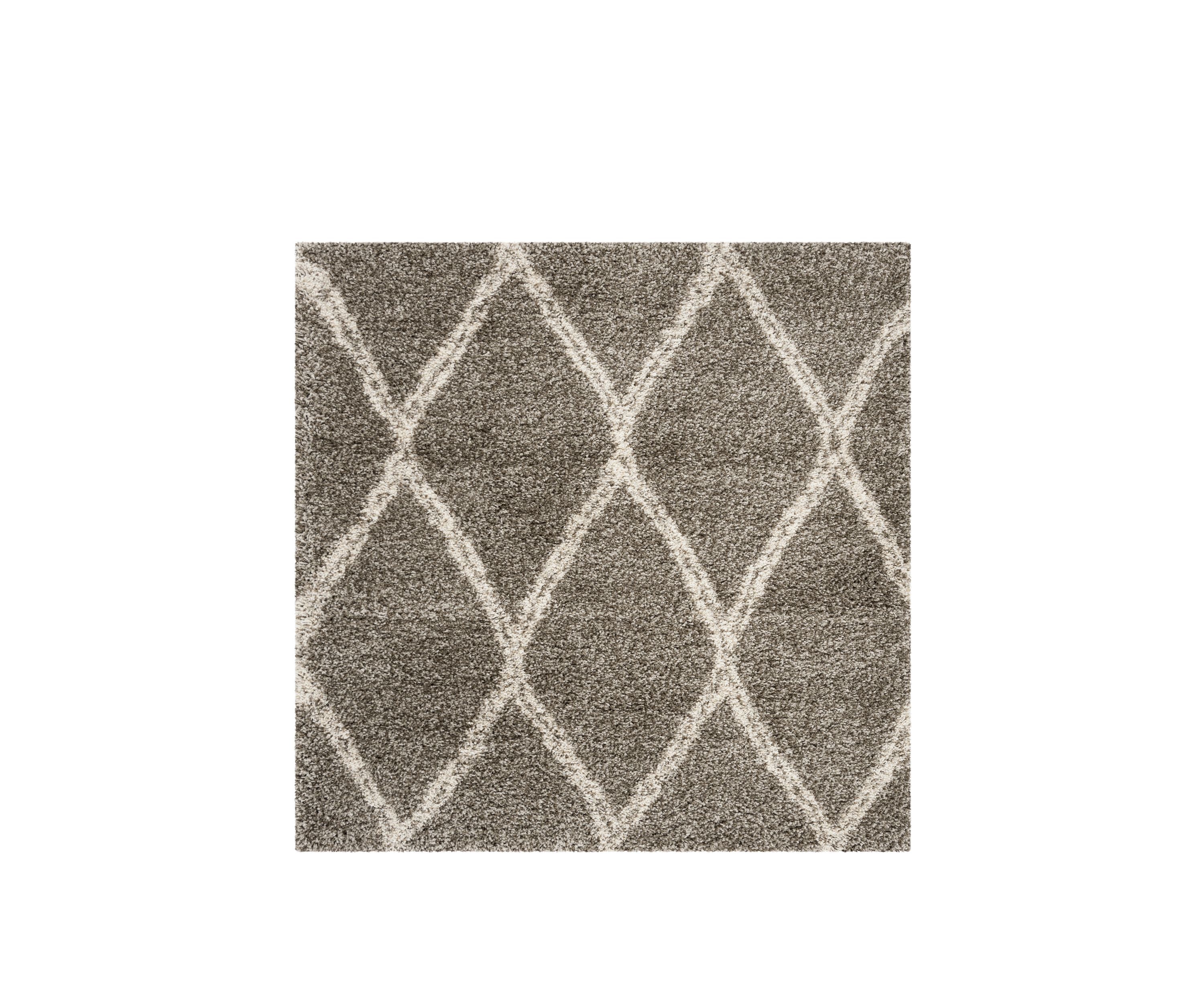 Hudson Shag Double Lined Large Diamond Lattice Area Rug Collection