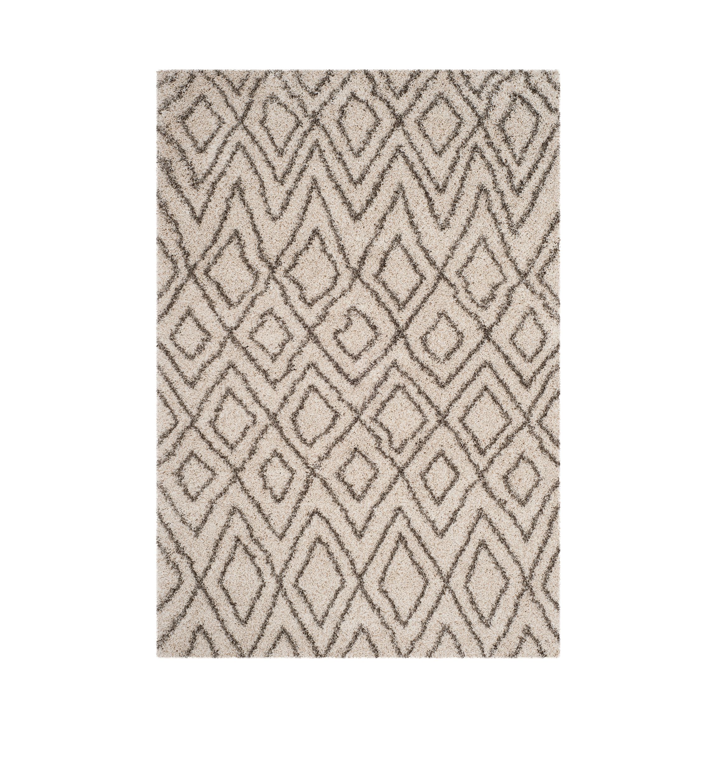 Hudson Shag  Tribal Inspired Diamond Area Rug Collection