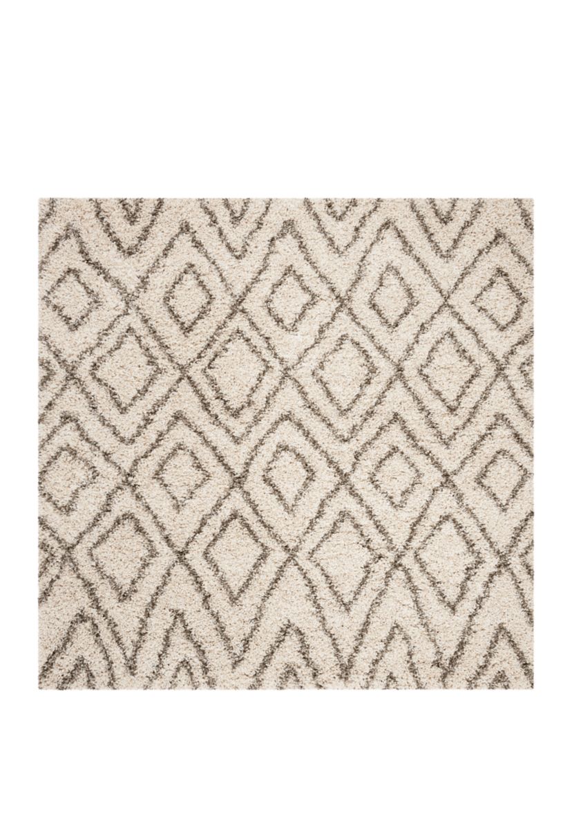 Hudson Shag  Tribal Inspired Diamond Area Rug Collection