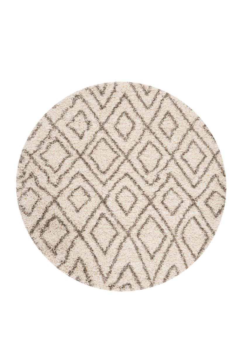 Hudson Shag  Tribal Inspired Diamond Area Rug Collection
