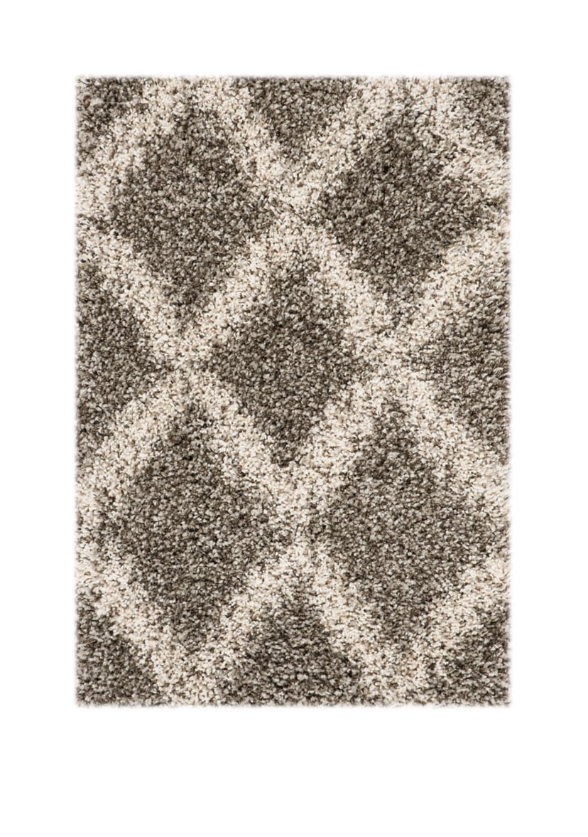 Hudson Shag Shaggy Diamond Area Rug Collection