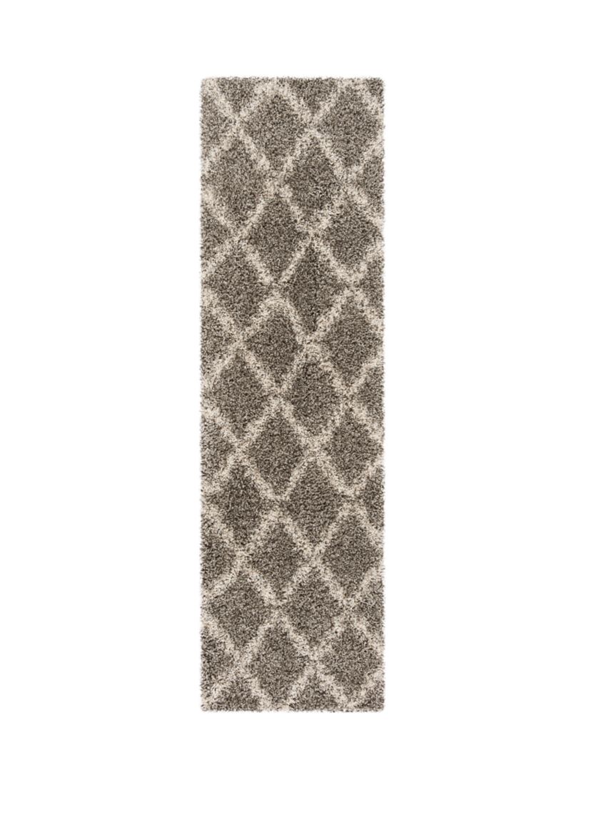 Hudson Shag Shaggy Diamond Area Rug Collection
