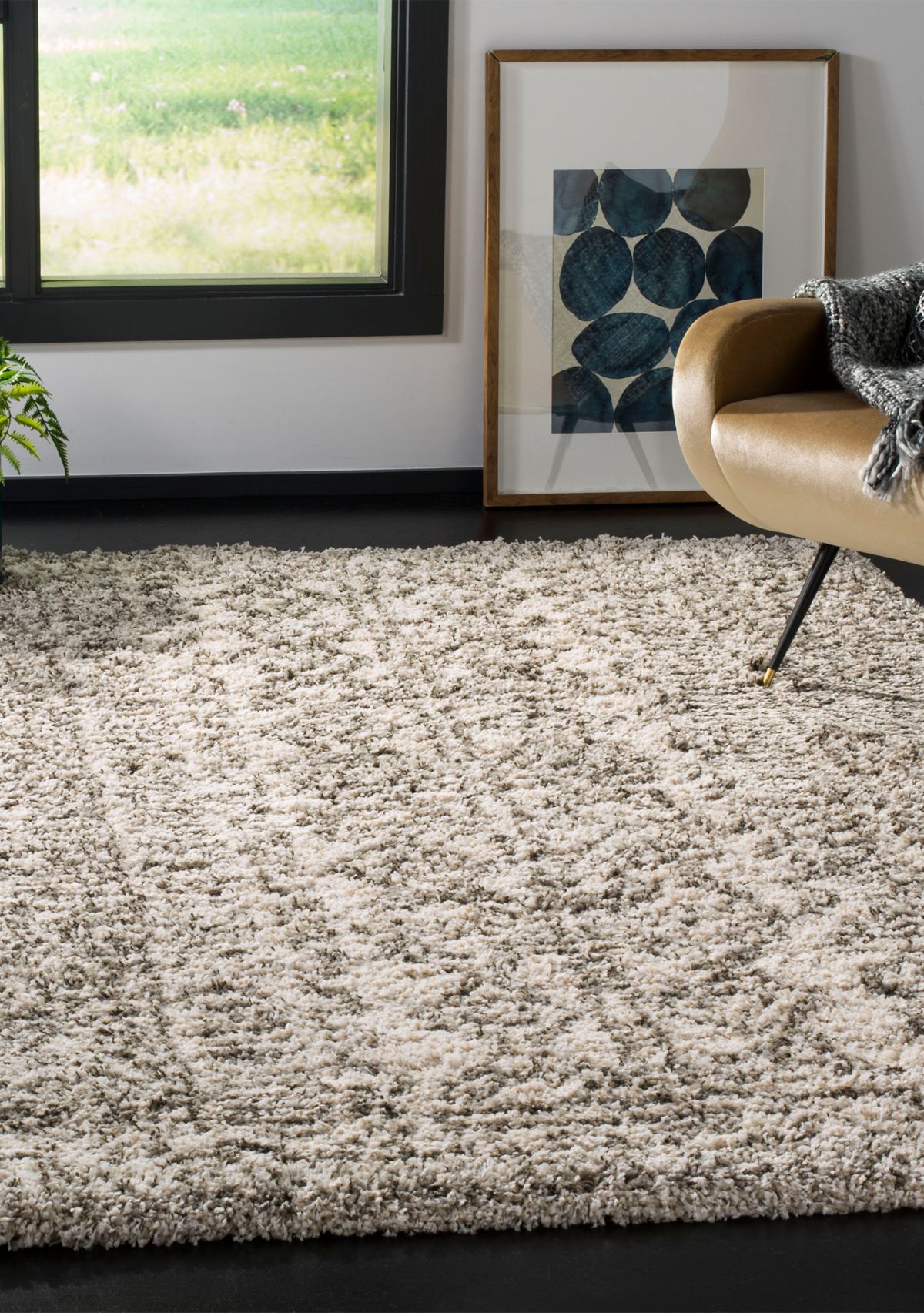 Hudson Shag Chic Geometric Moroccan Area Rug Collection