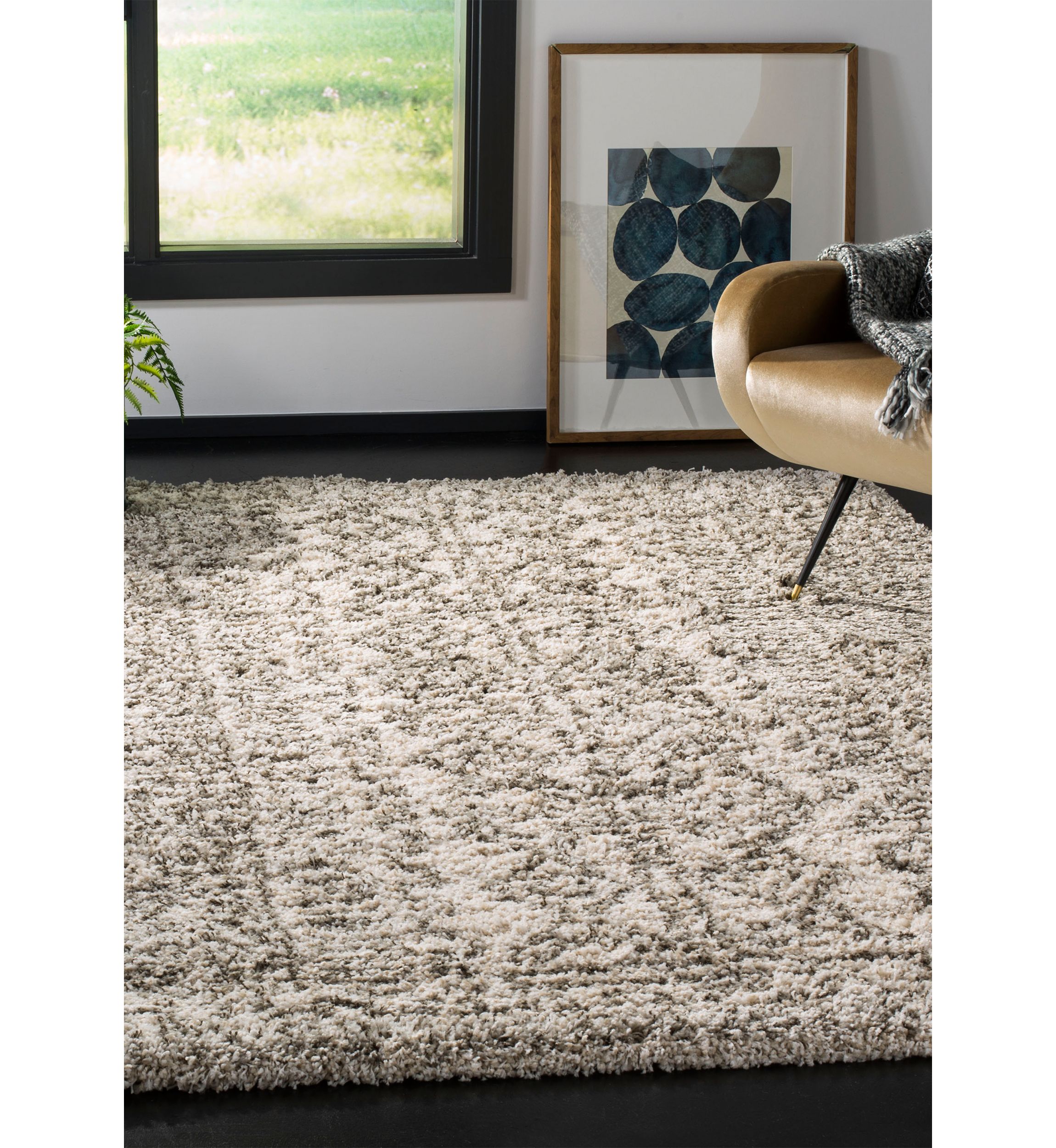 Hudson Shag Chic Geometric Moroccan Area Rug Collection