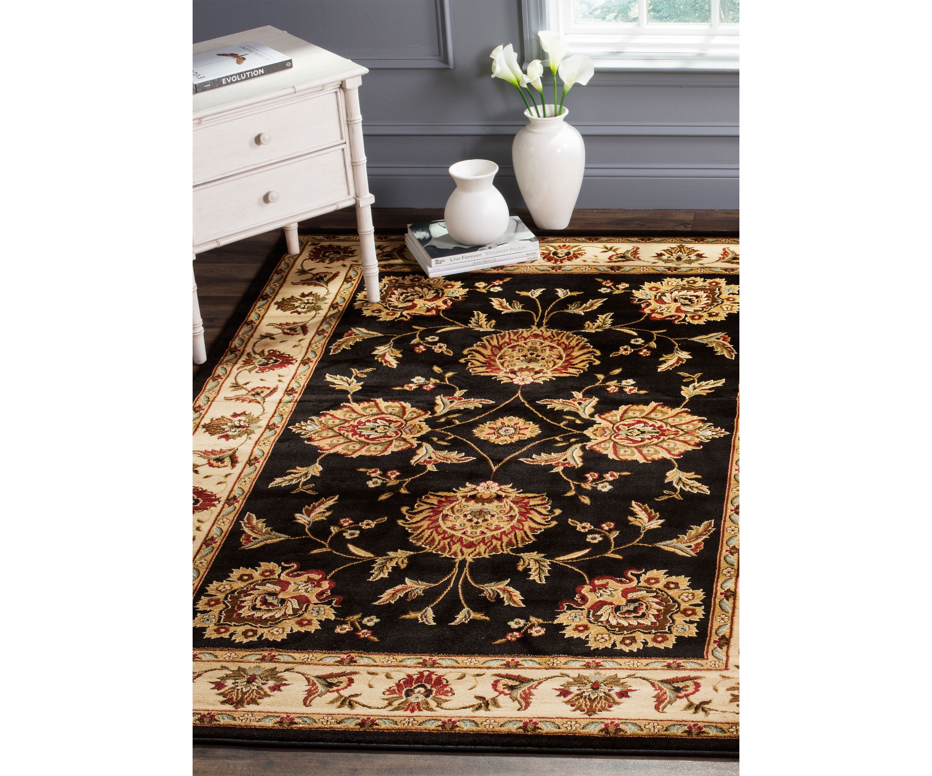Lyndhurst Ivory Oriental Area Rug Collection
