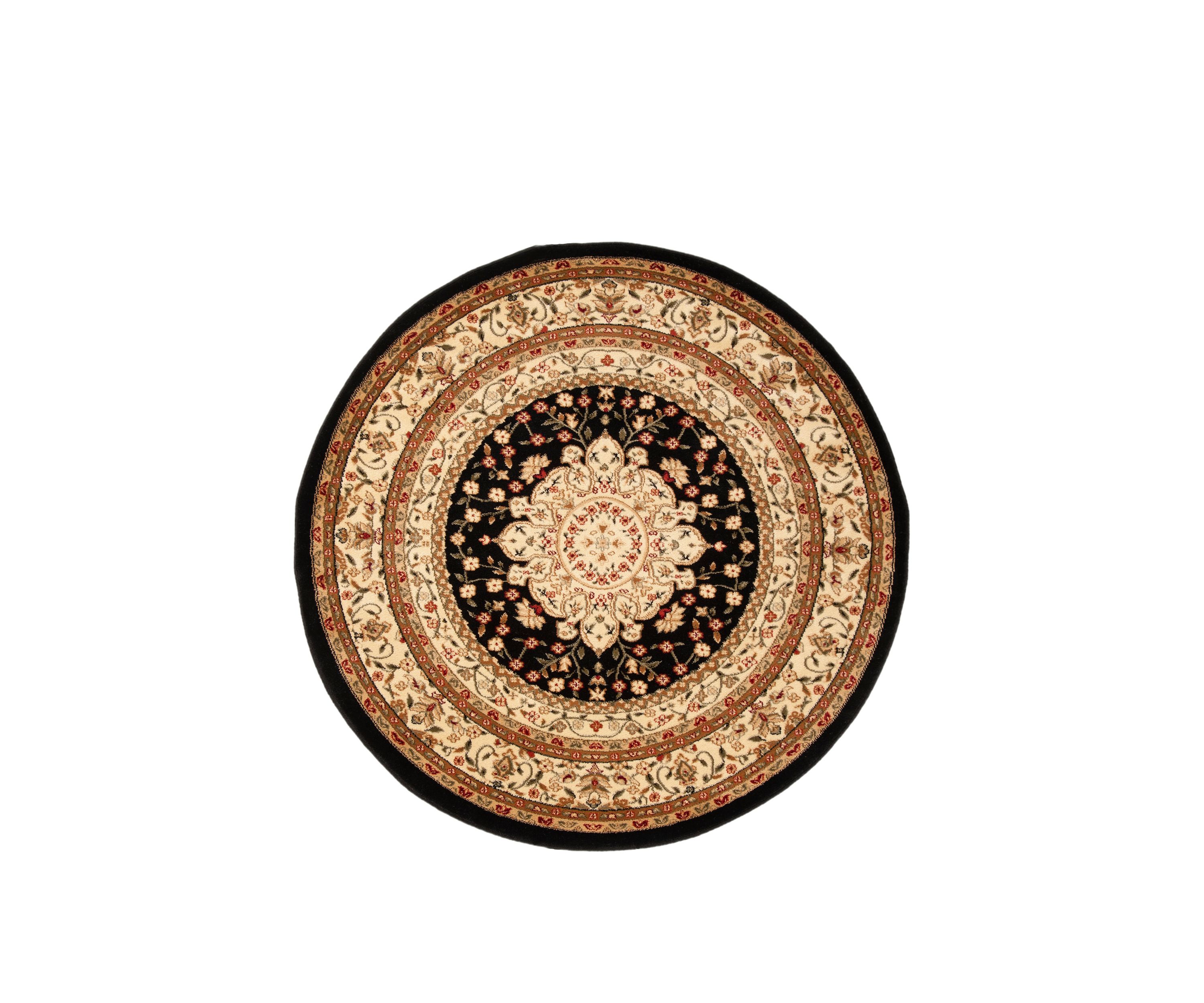 Lyndhurst Black/Ivory Chenar Area Rug Collection