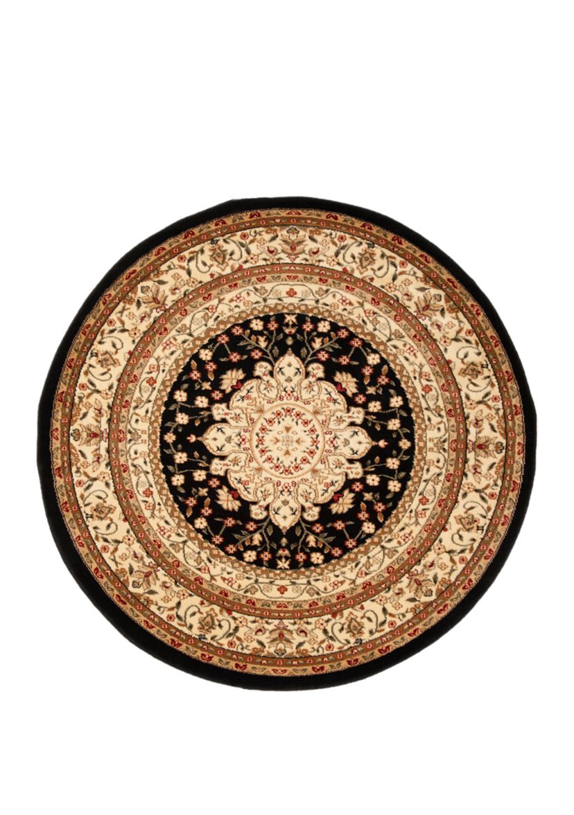 Lyndhurst Black/Ivory Chenar Area Rug Collection