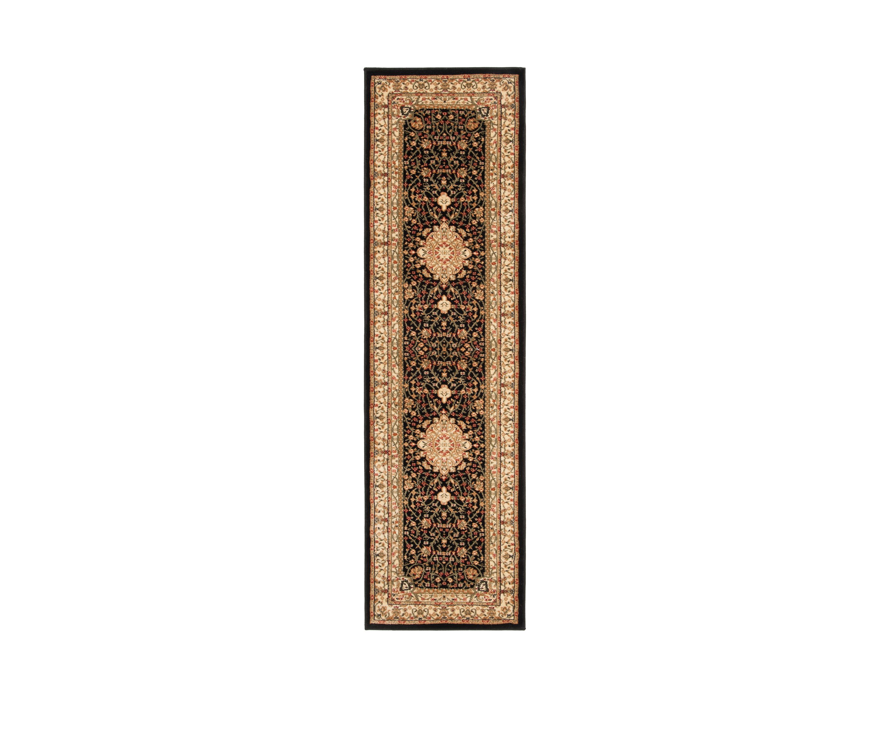 Lyndhurst Black/Ivory Chenar Area Rug Collection