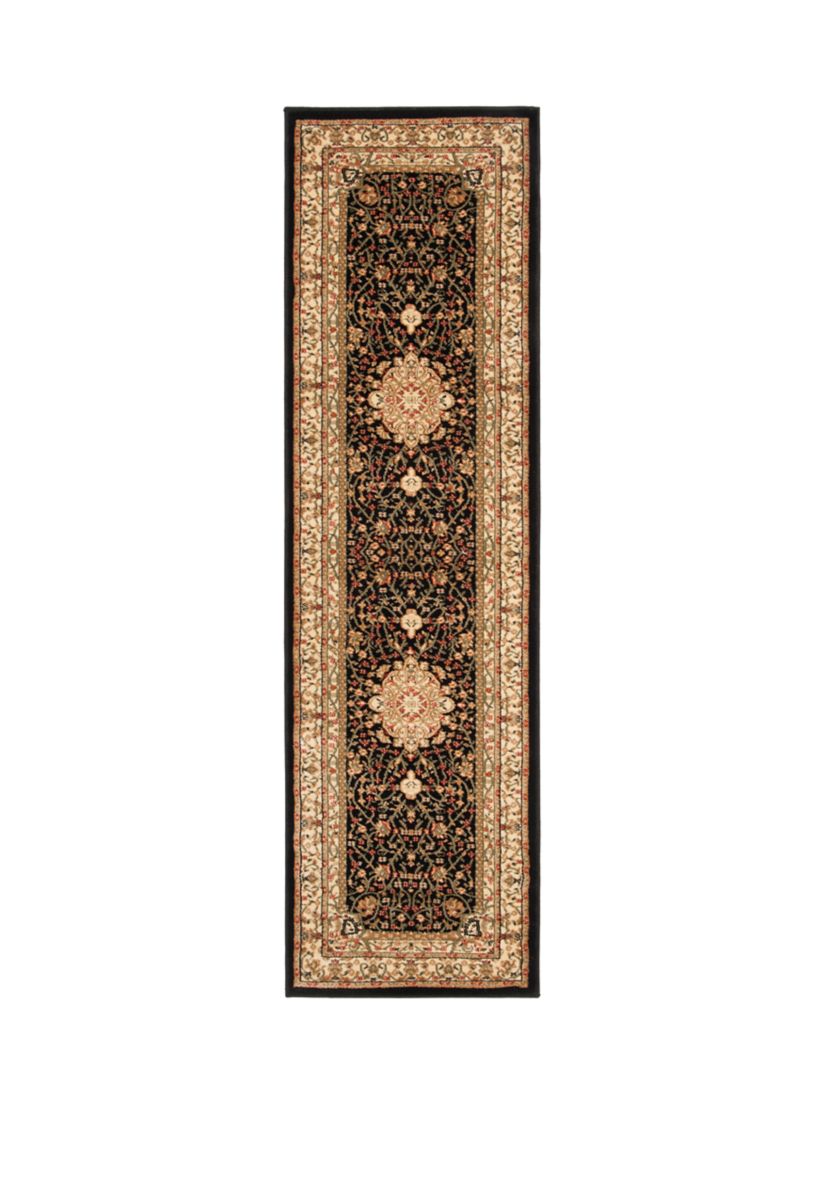 Lyndhurst Black/Ivory Chenar Area Rug Collection