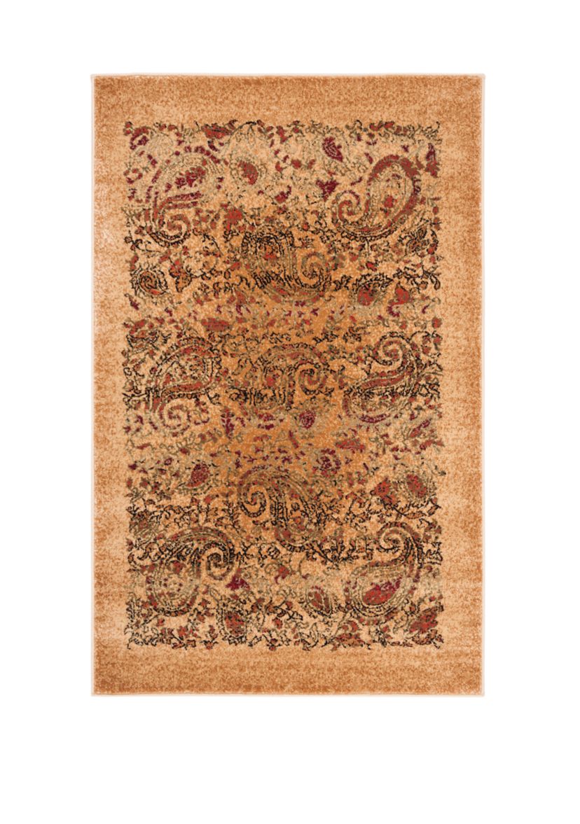 Lyndhurst Paisley Beige Area Rug Collection