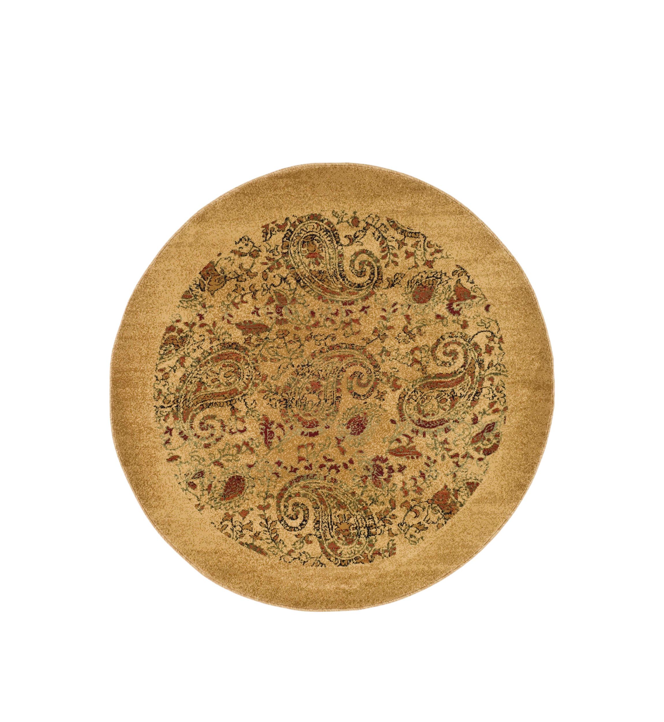 Lyndhurst Paisley Beige Area Rug Collection