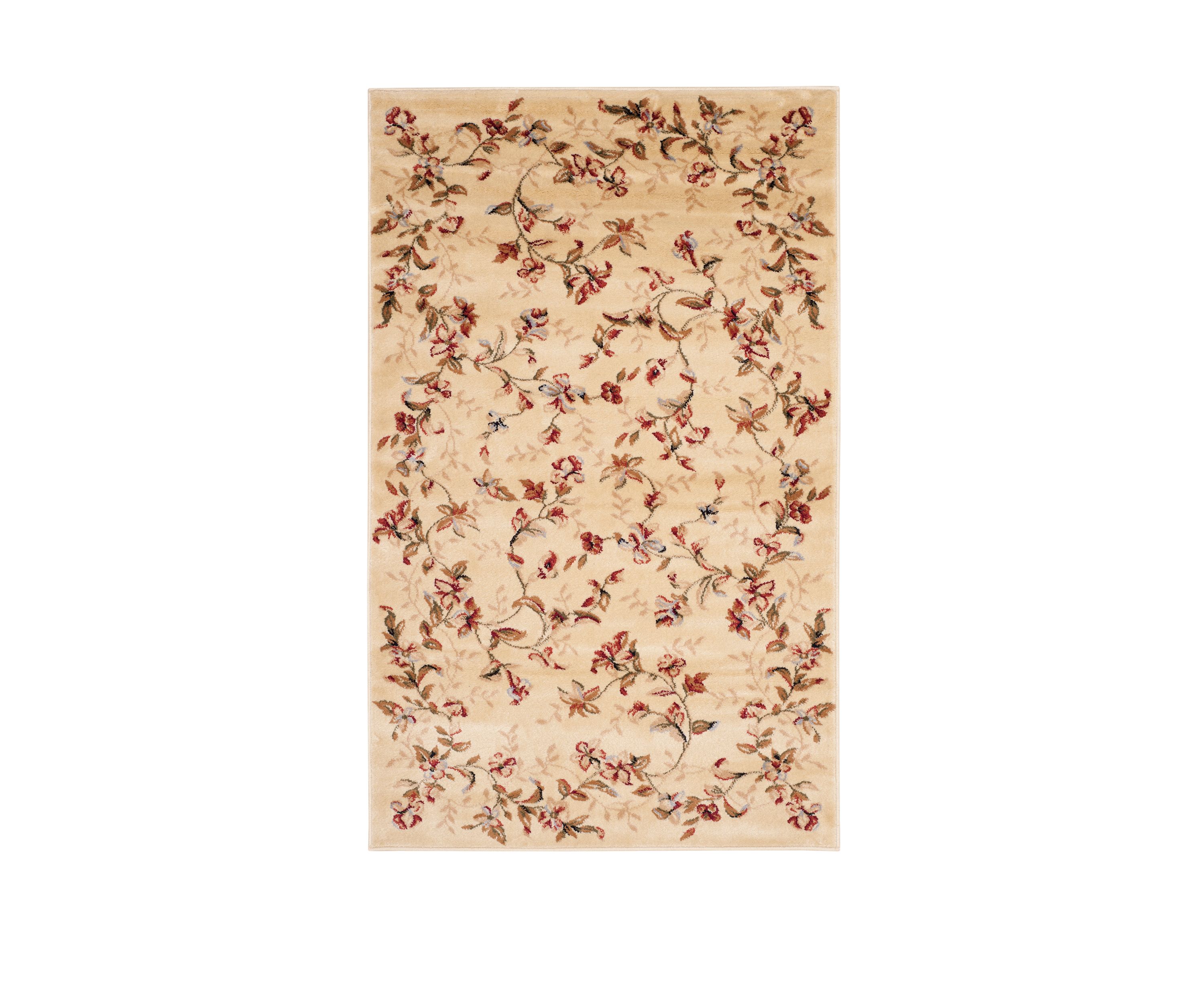Lyndhurst Beige Floral Area Rug Collection