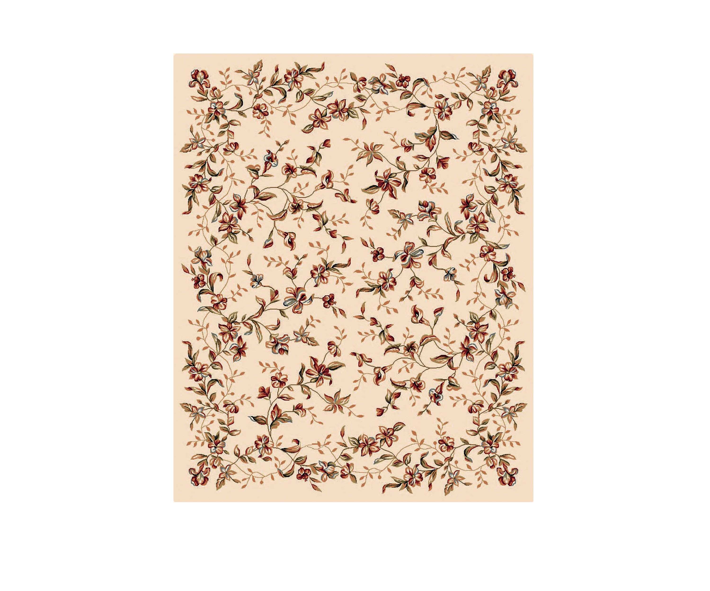 Lyndhurst Beige Floral Area Rug Collection