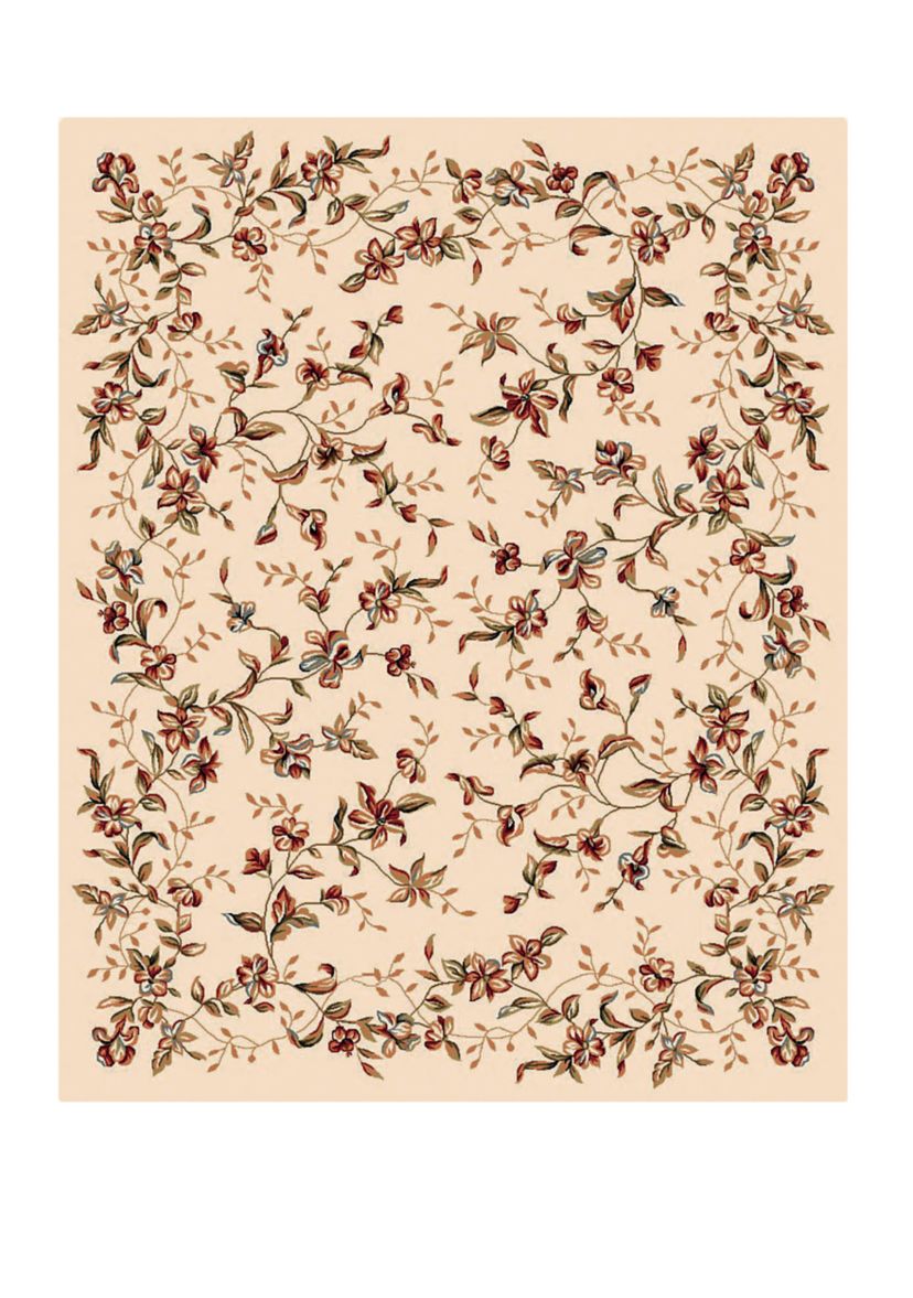 Lyndhurst Beige Floral Area Rug Collection