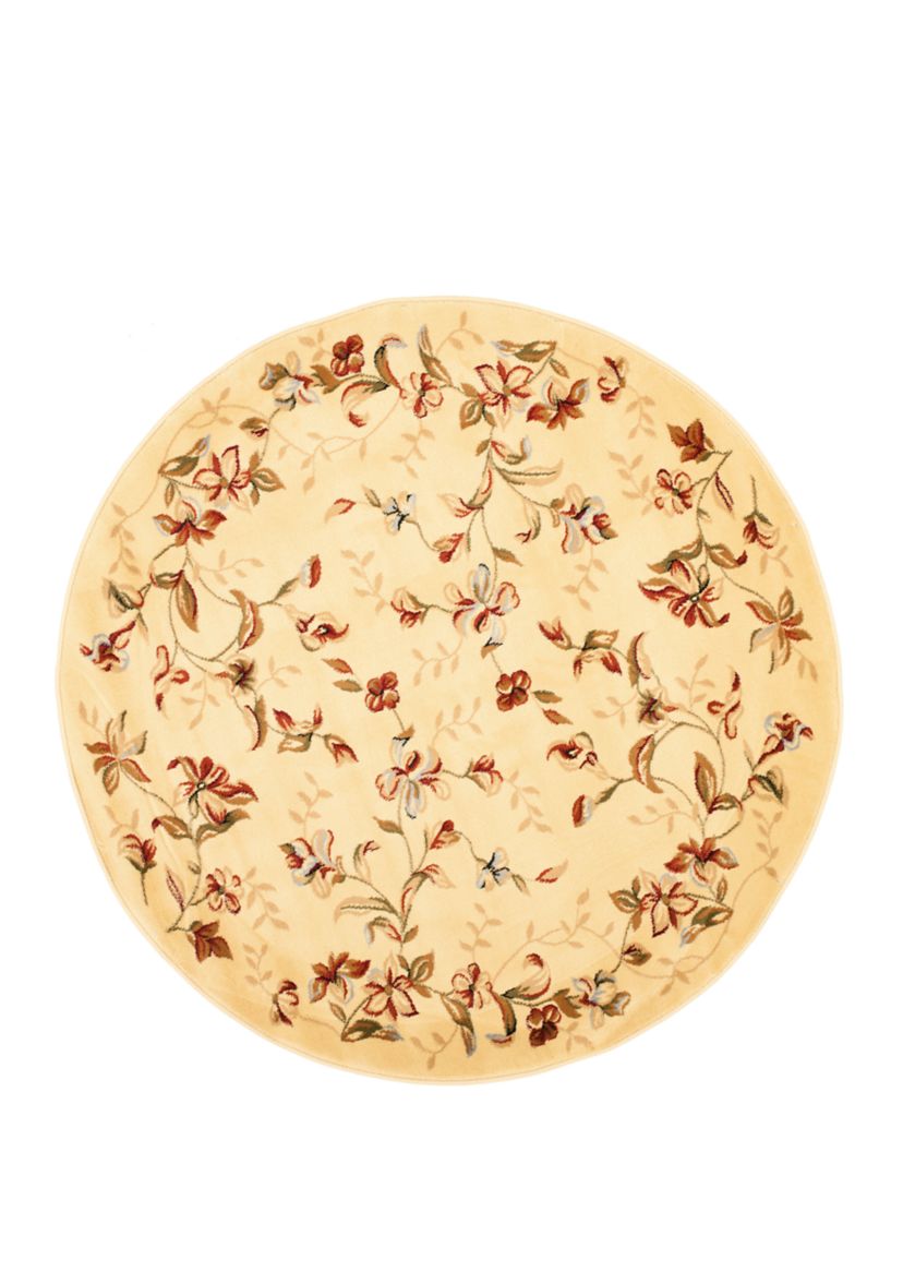 Lyndhurst Beige Floral Area Rug Collection