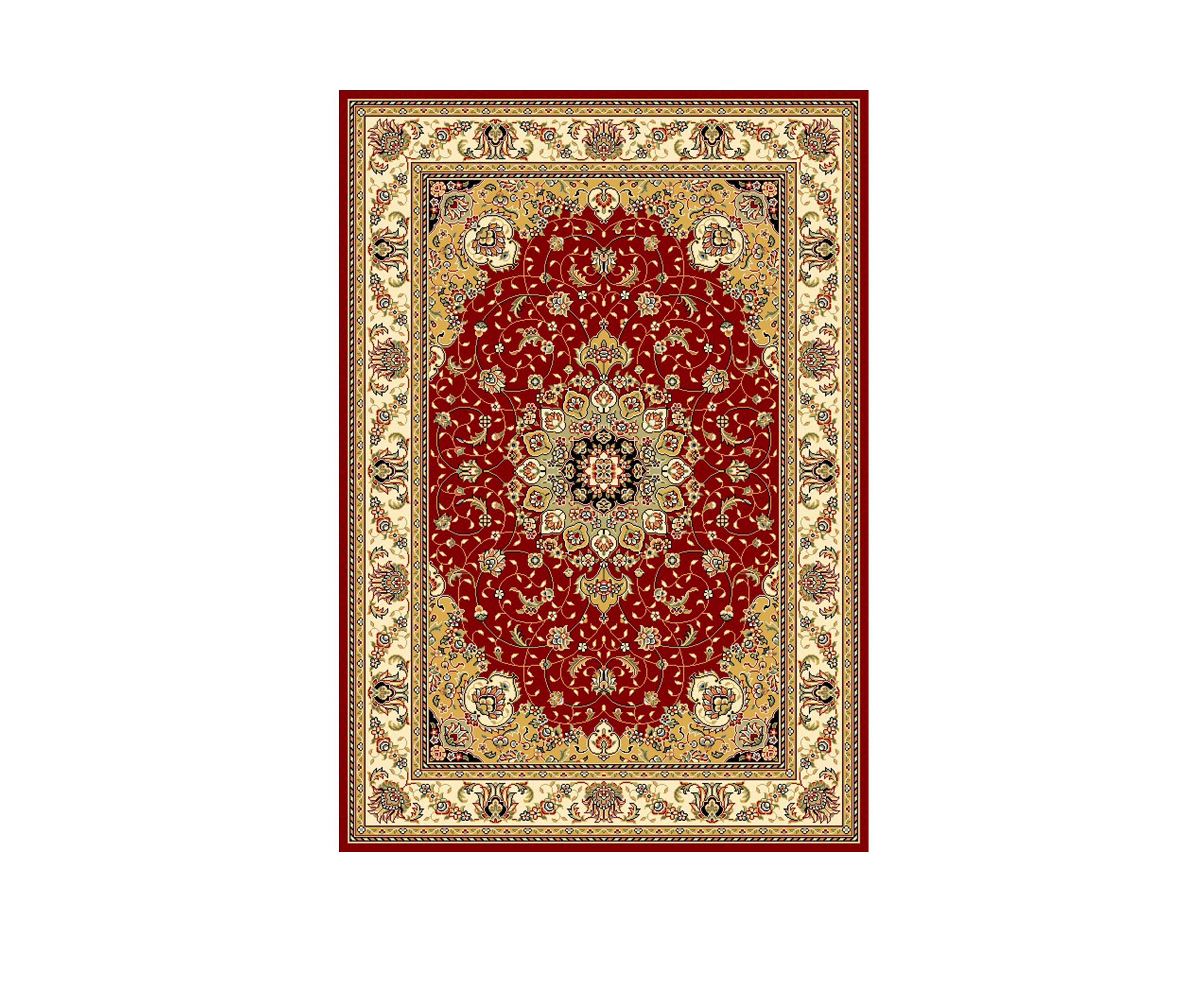 Lyndhurst Black/Ivory Kazvin Area Rug Collection