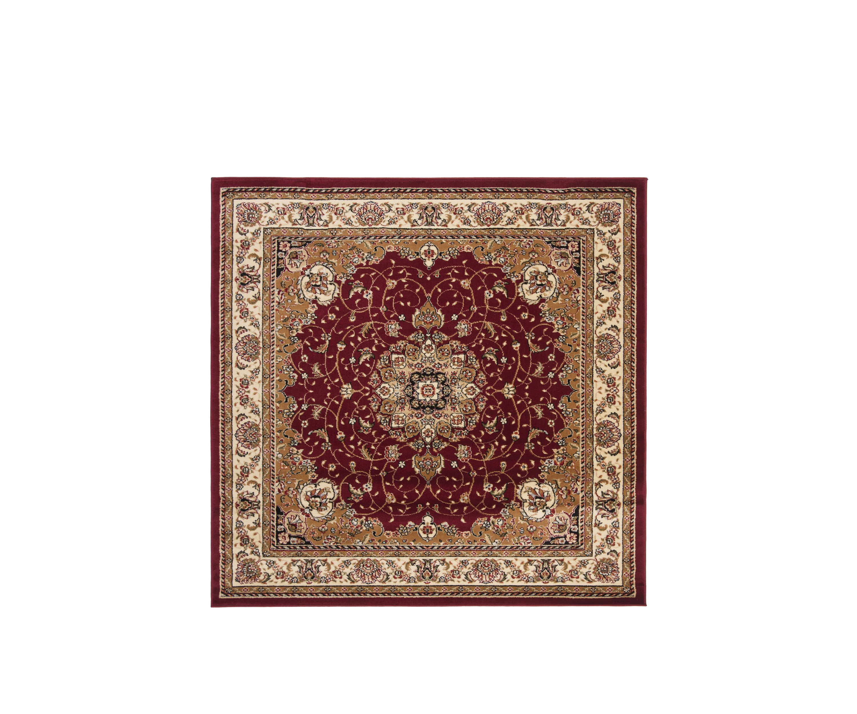 Lyndhurst Black/Ivory Kazvin Area Rug Collection