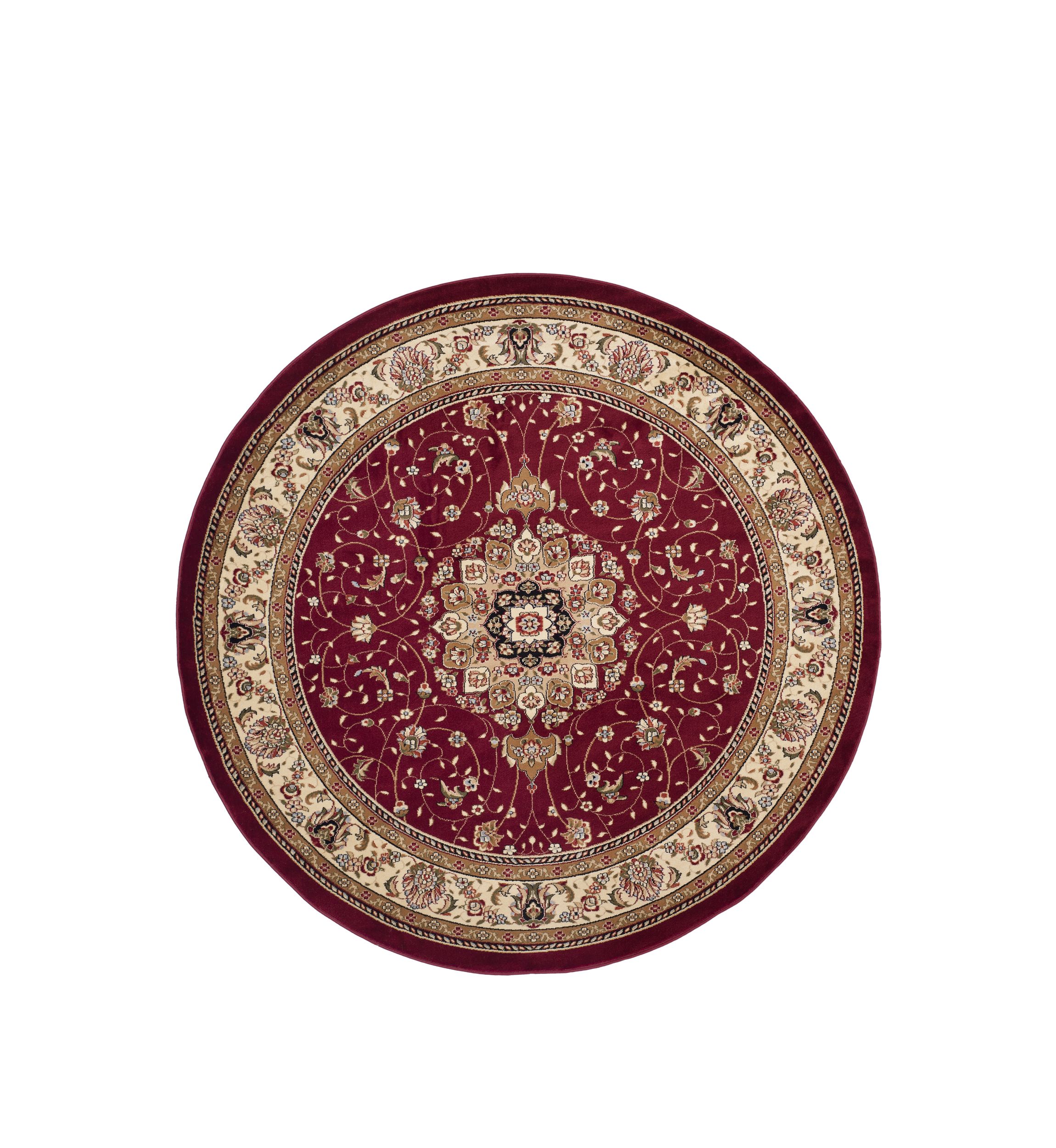 Lyndhurst Black/Ivory Kazvin Area Rug Collection