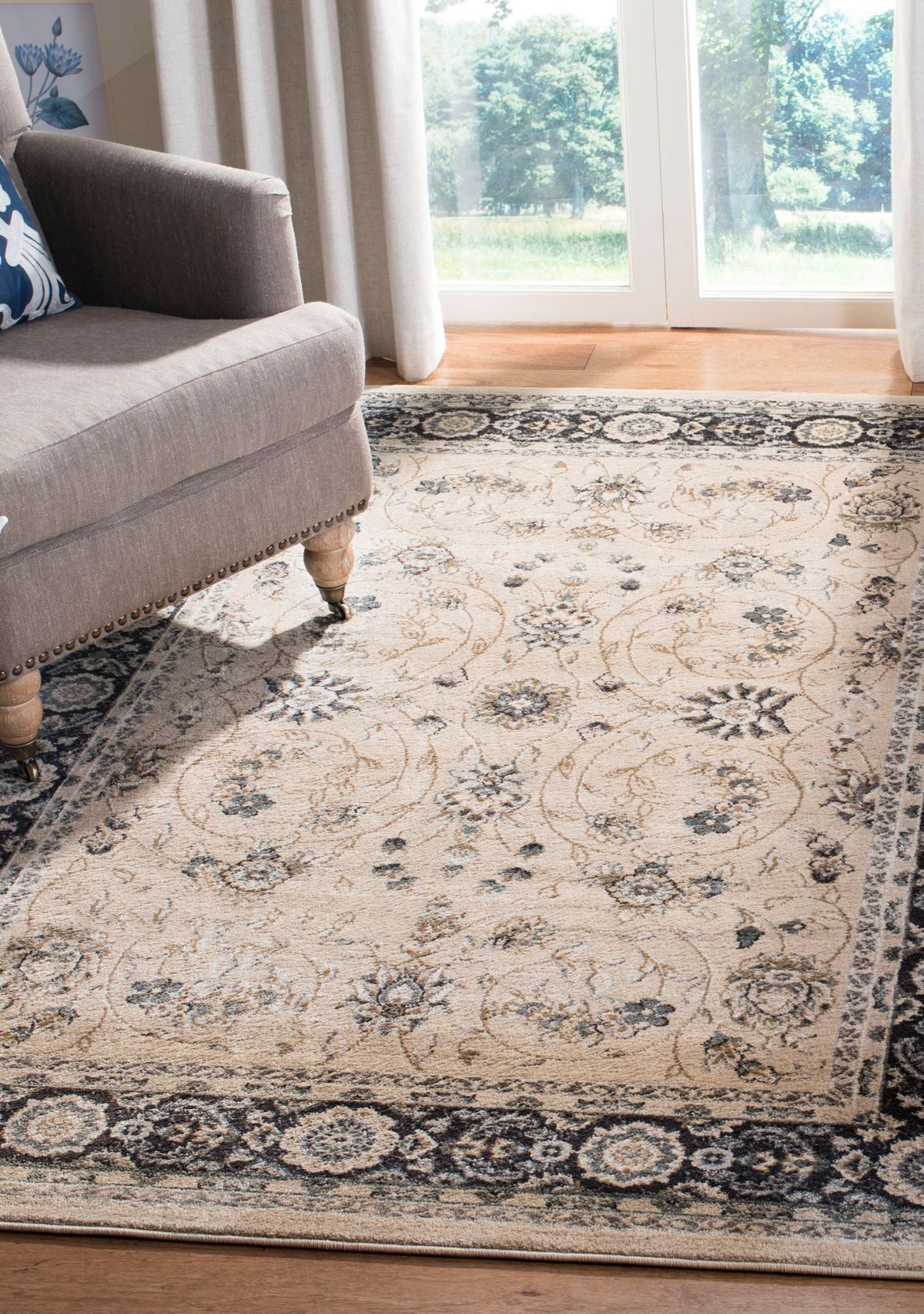Lyndhurst Anthracite Area Rug Collection