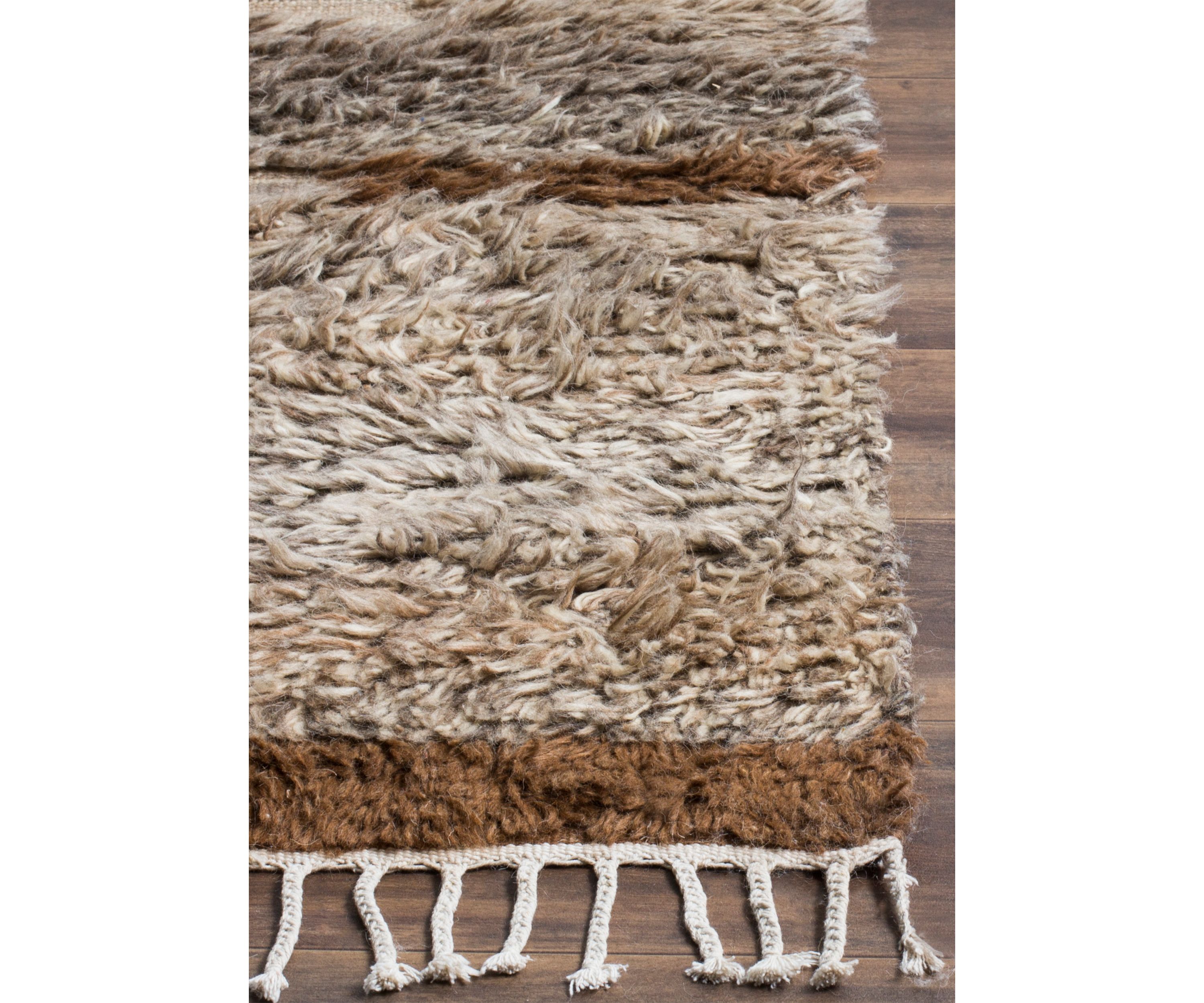 Kenya Grey/Brown Wool Area Rug Collection